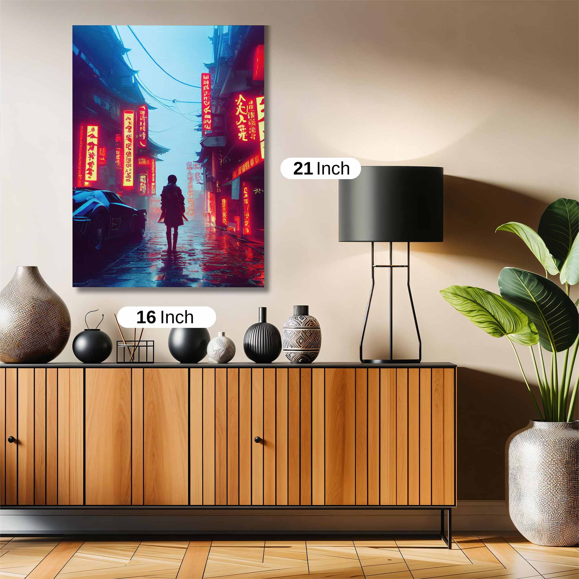 Neon Solitude Safe Wall Magnetic / M