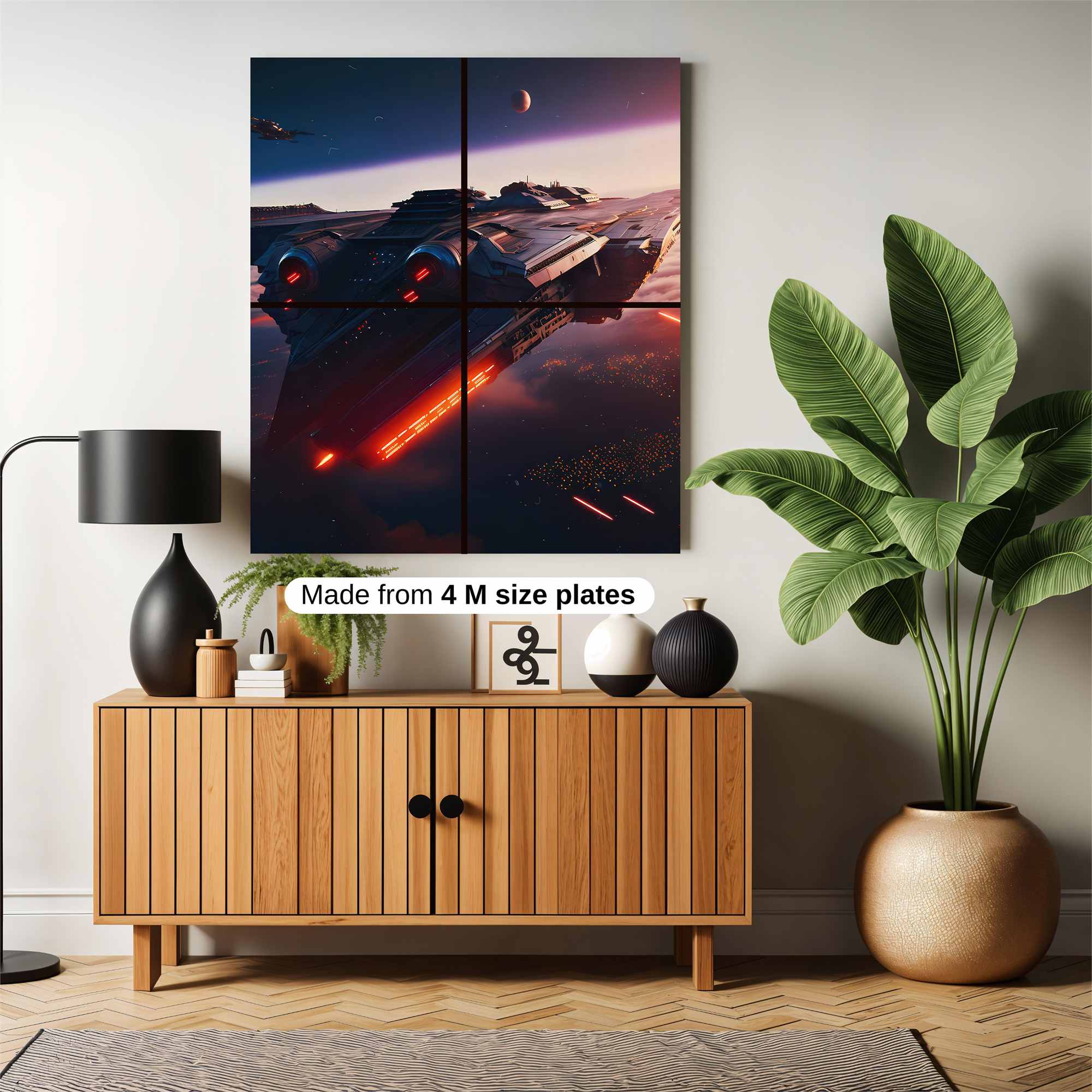 Cloudy Serenity Safe Wall Magnetic / M