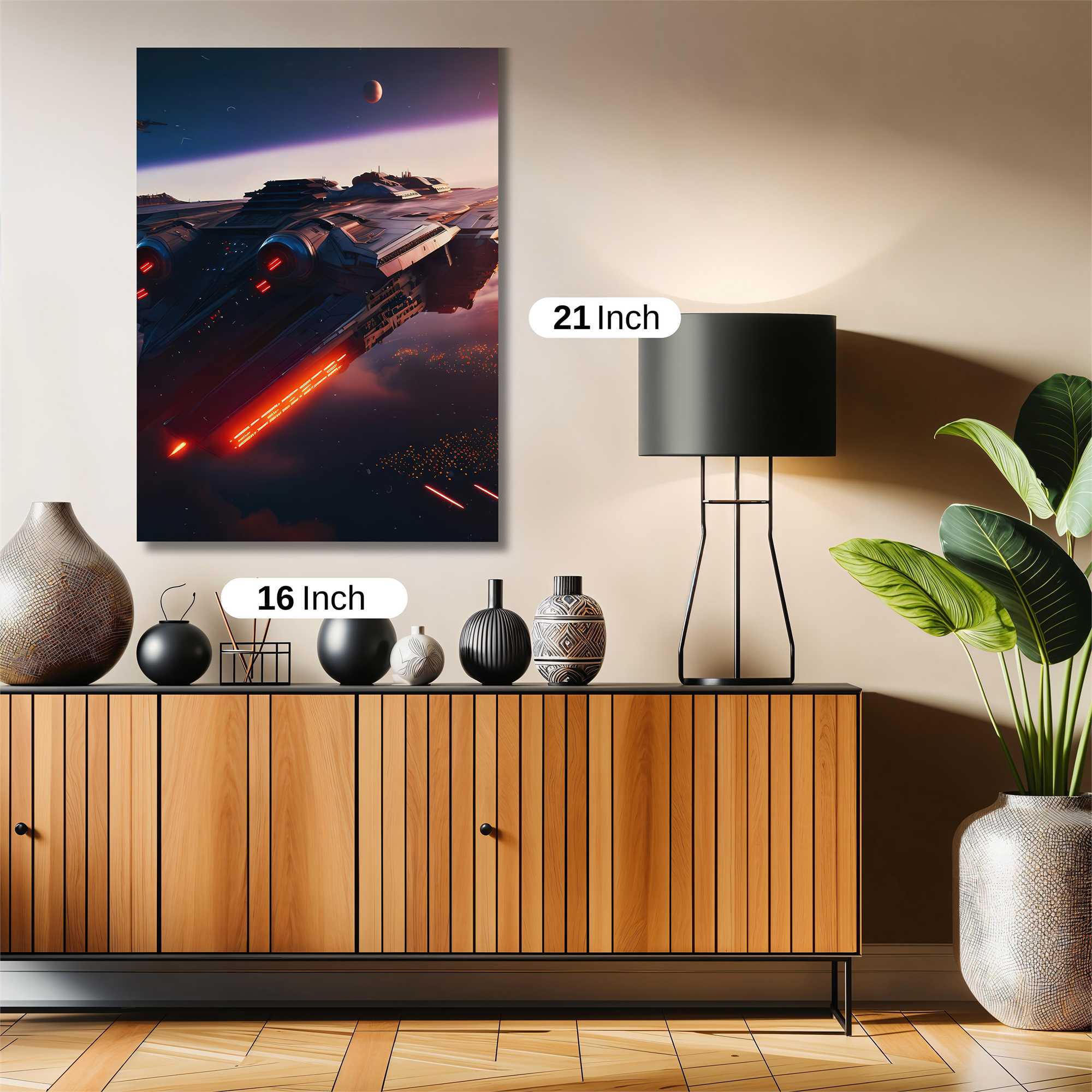 Cloudy Serenity Safe Wall Magnetic / M