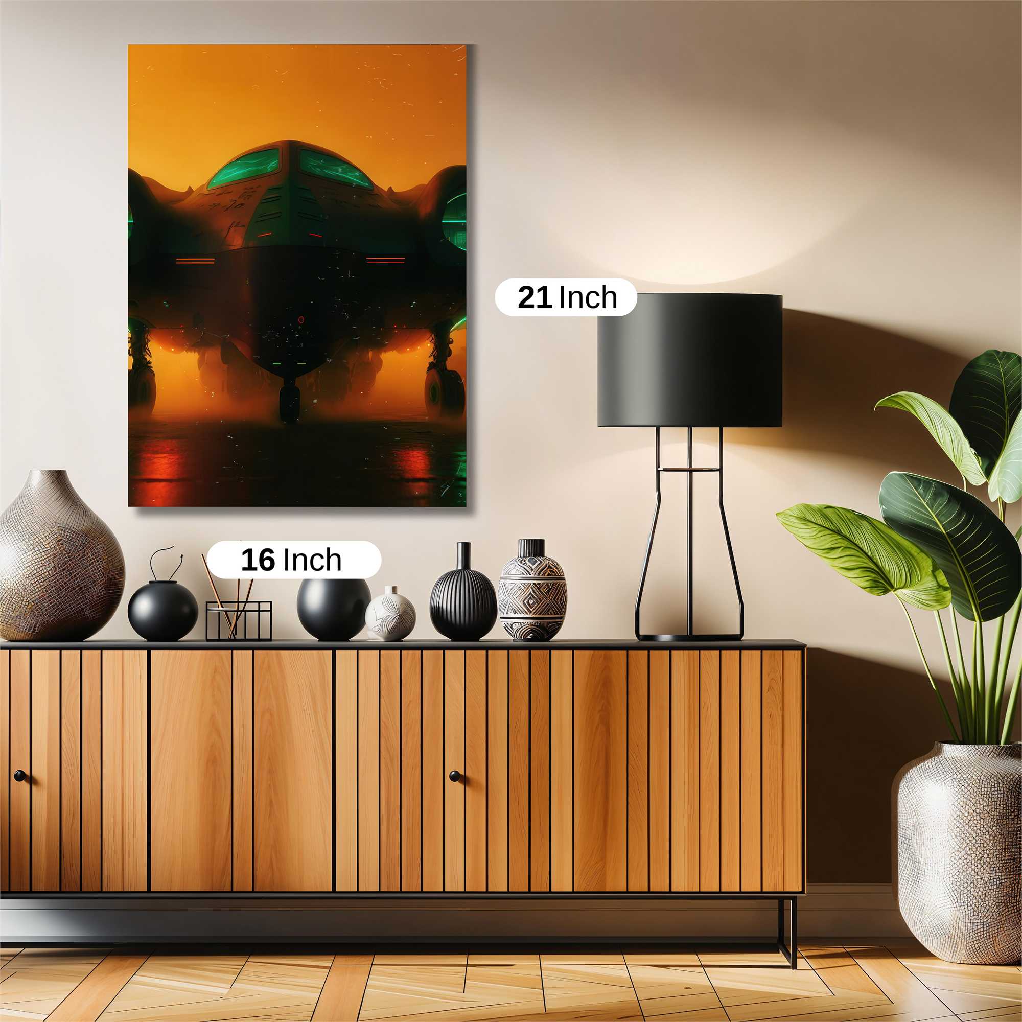 Sunset Solitude Safe Wall Magnetic / M