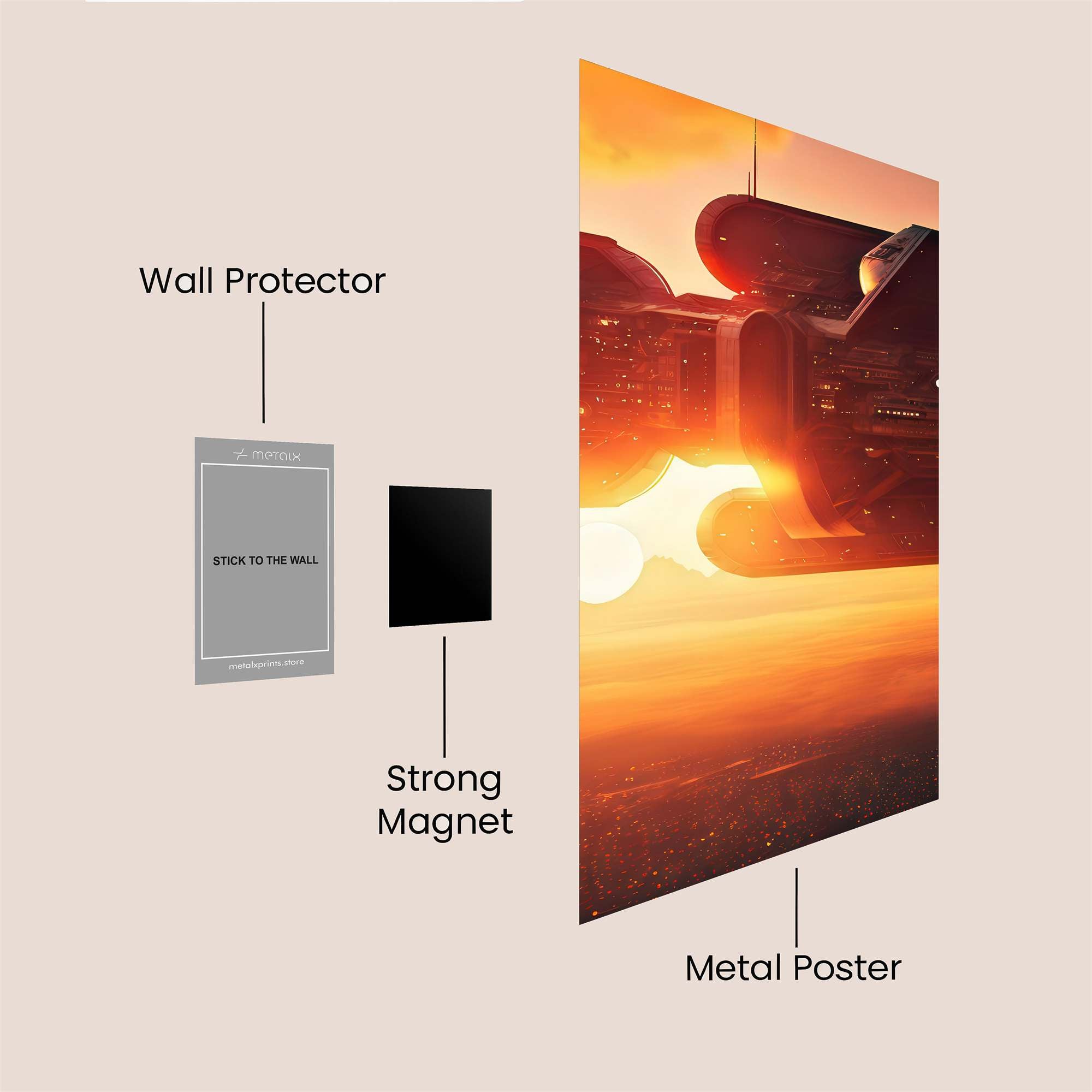 Cottage Serenity Safe Wall Magnetic / M