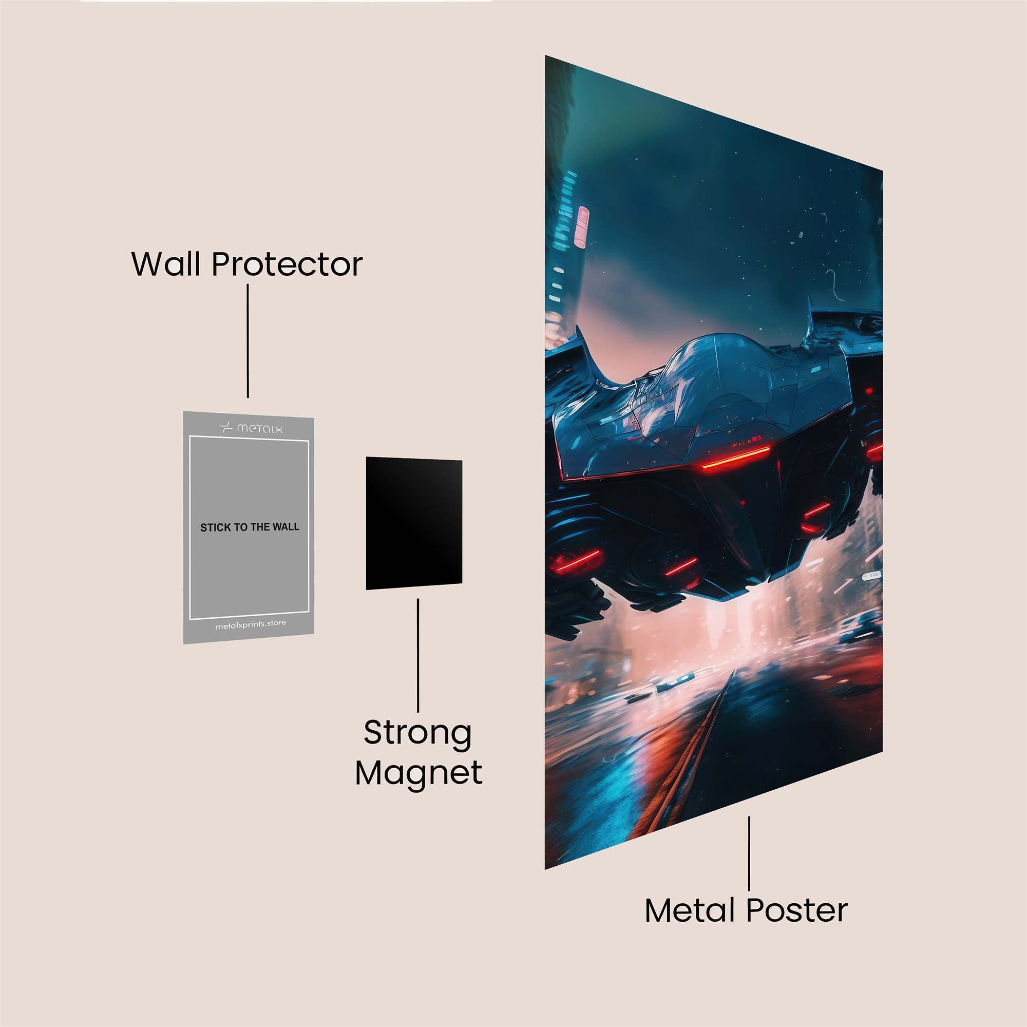 Sunlit Serenity Safe Wall Magnetic / M