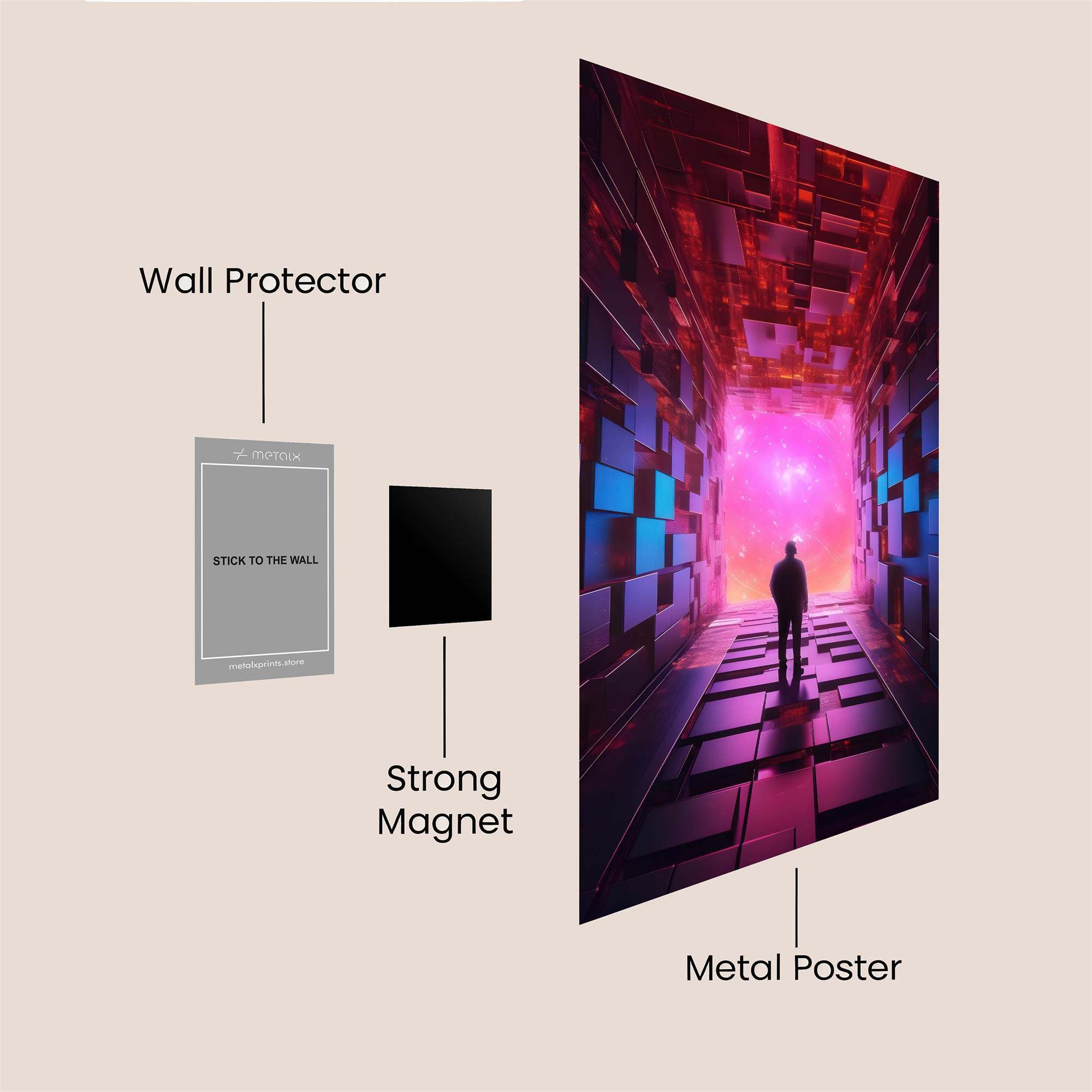 Portal Enigma Safe Wall Magnetic / M