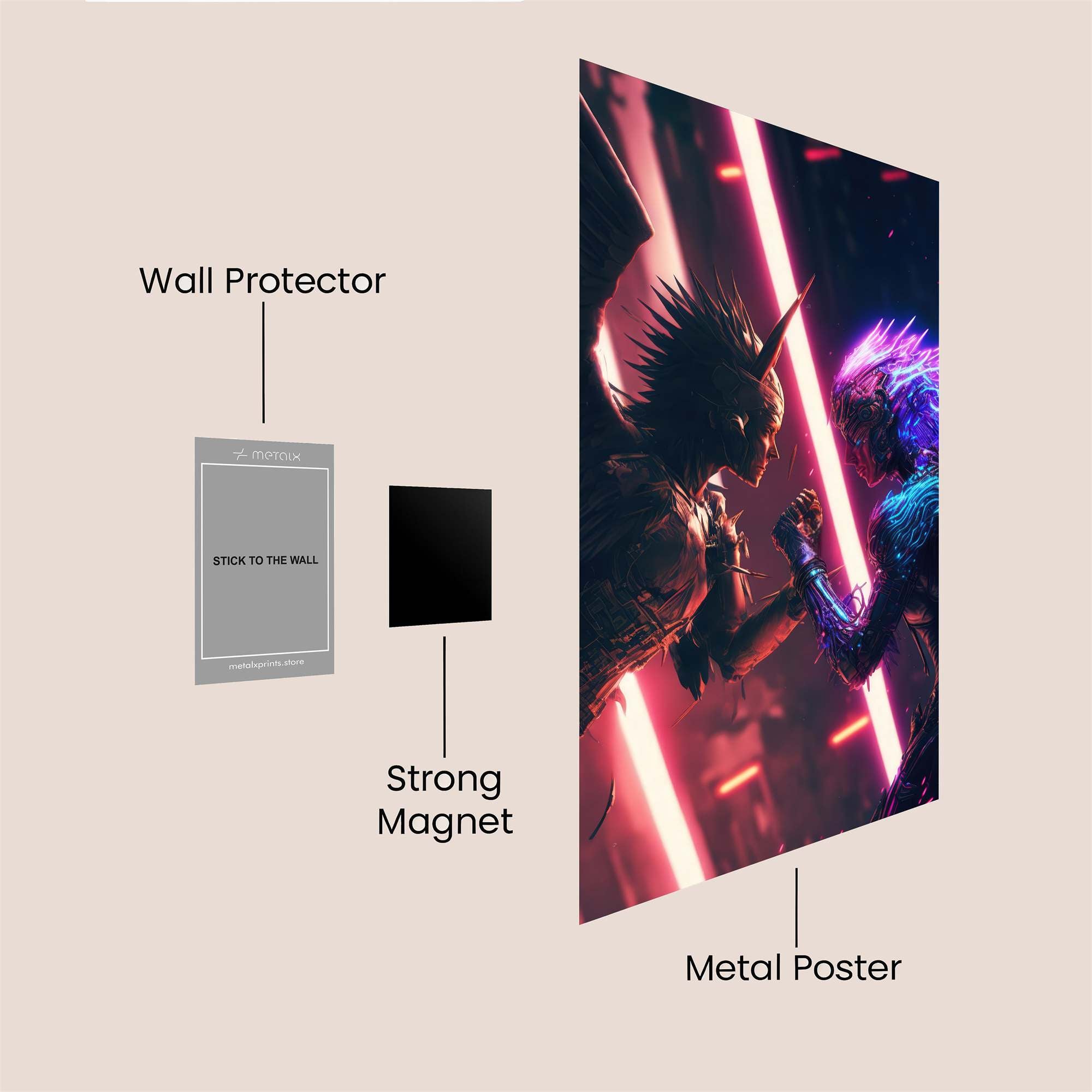 Angel Clash Safe Wall Magnetic / M