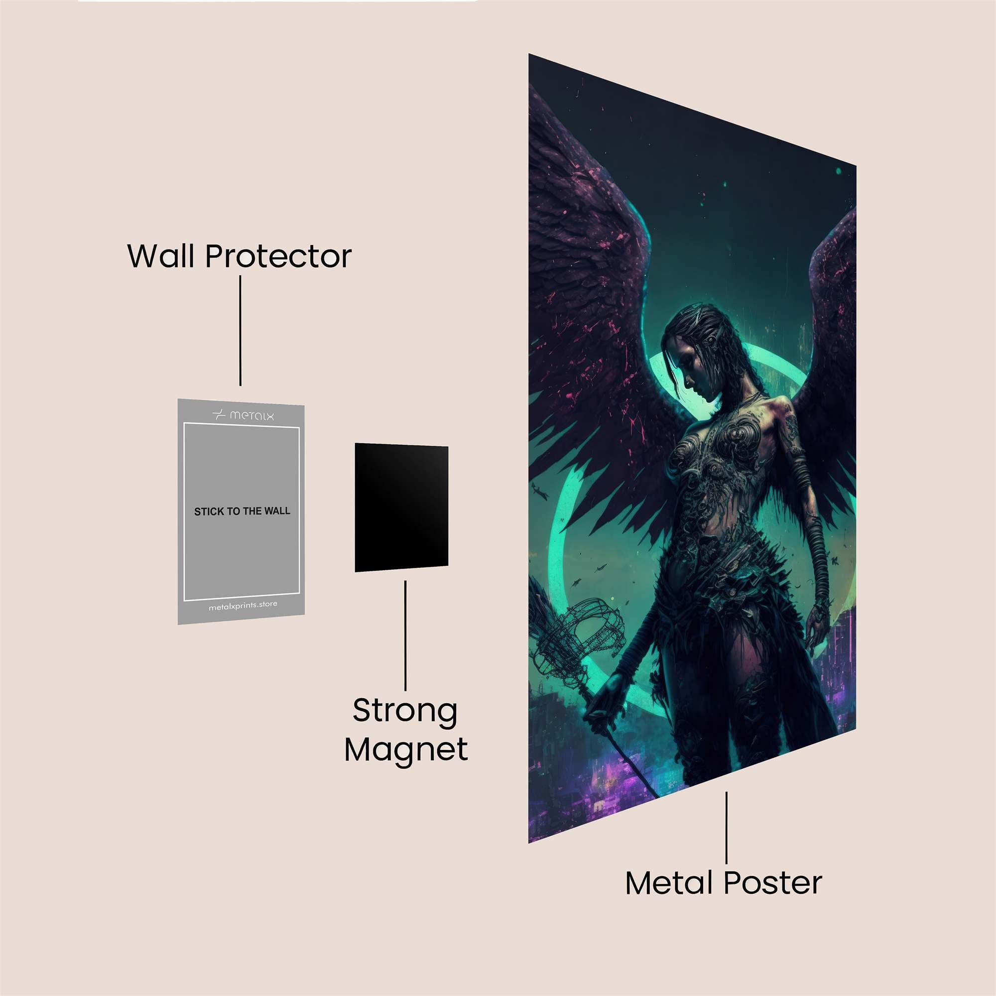 DarkAngel Safe Wall Magnetic / M