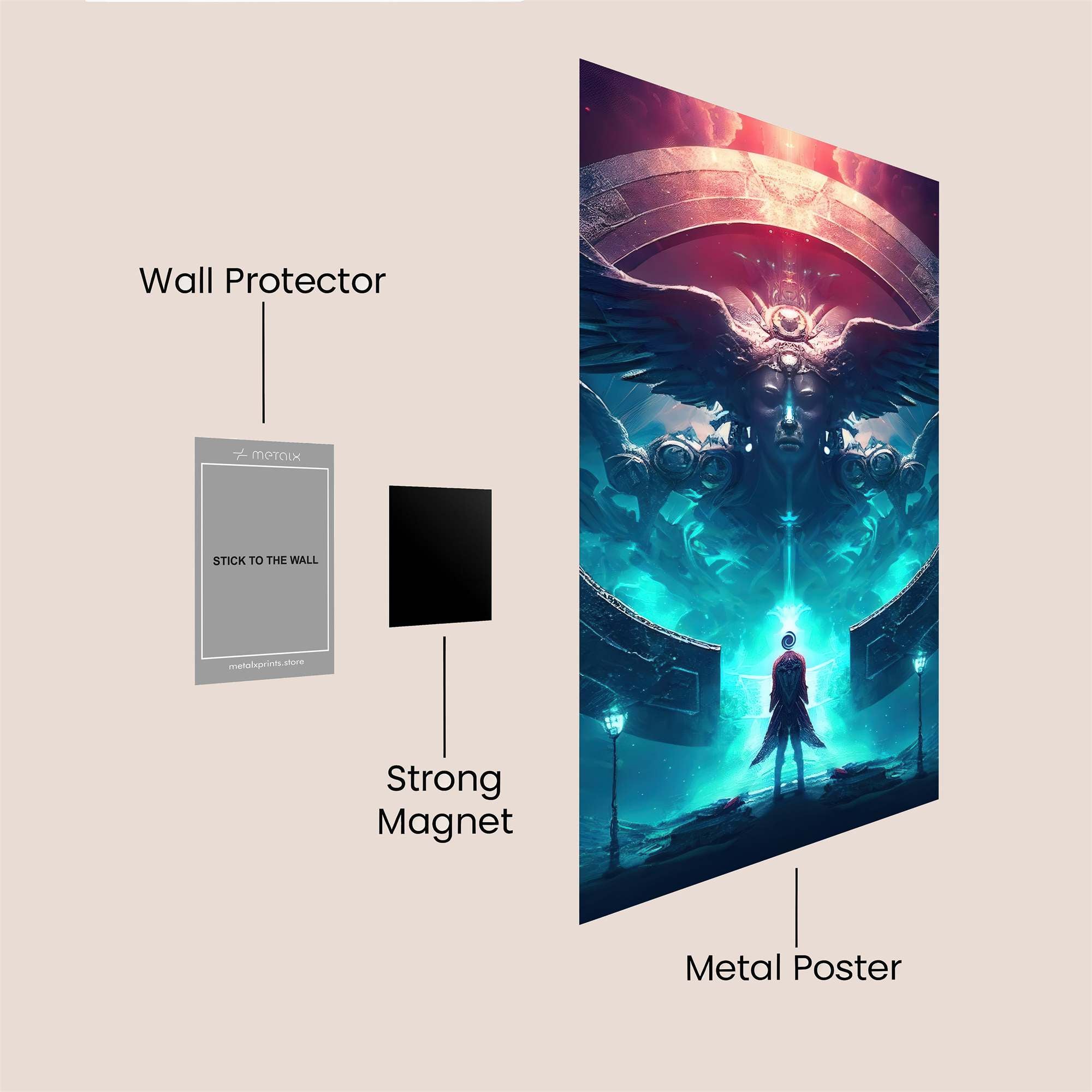 Angel Ascension Safe Wall Magnetic / M