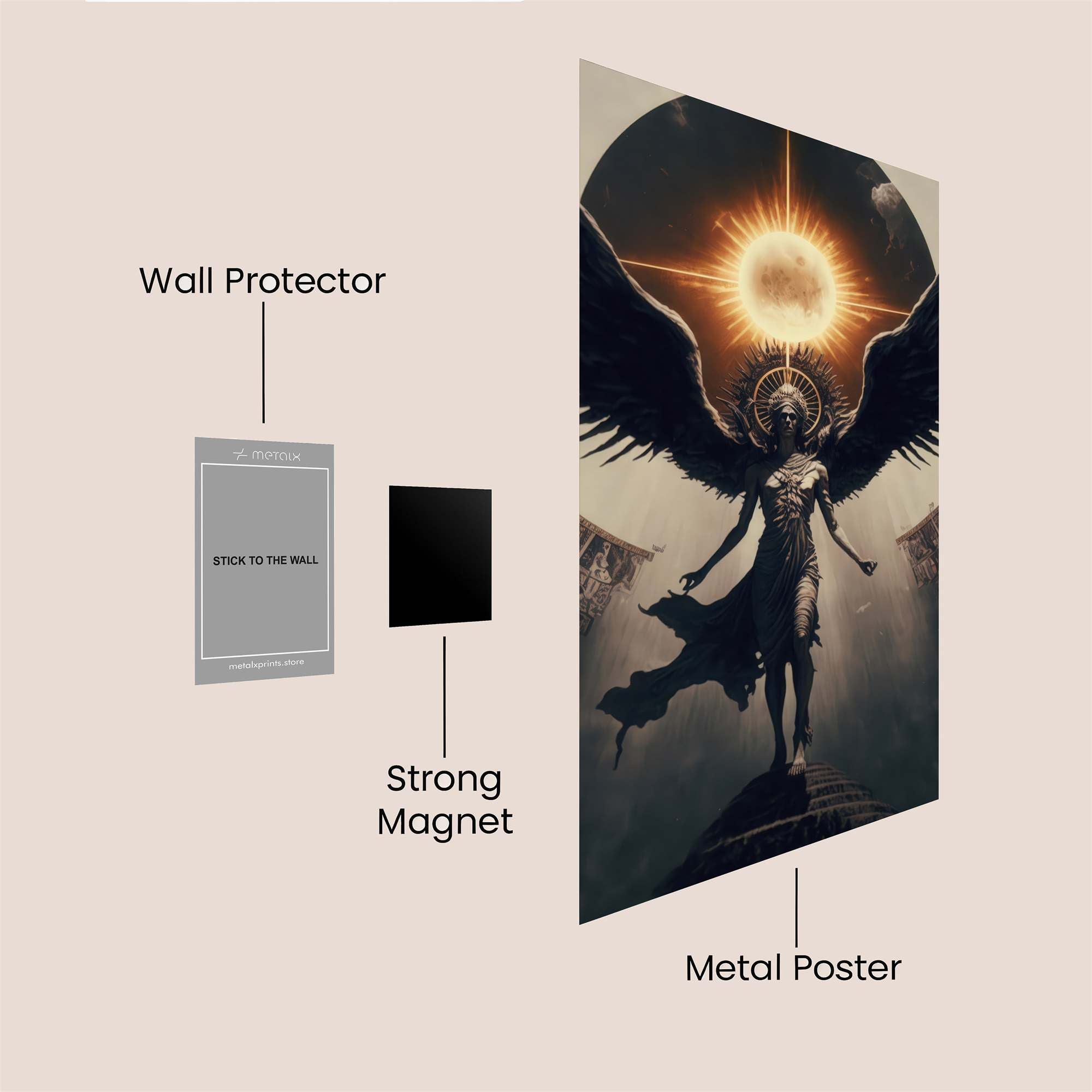 Seraphic Radiance Safe Wall Magnetic / M