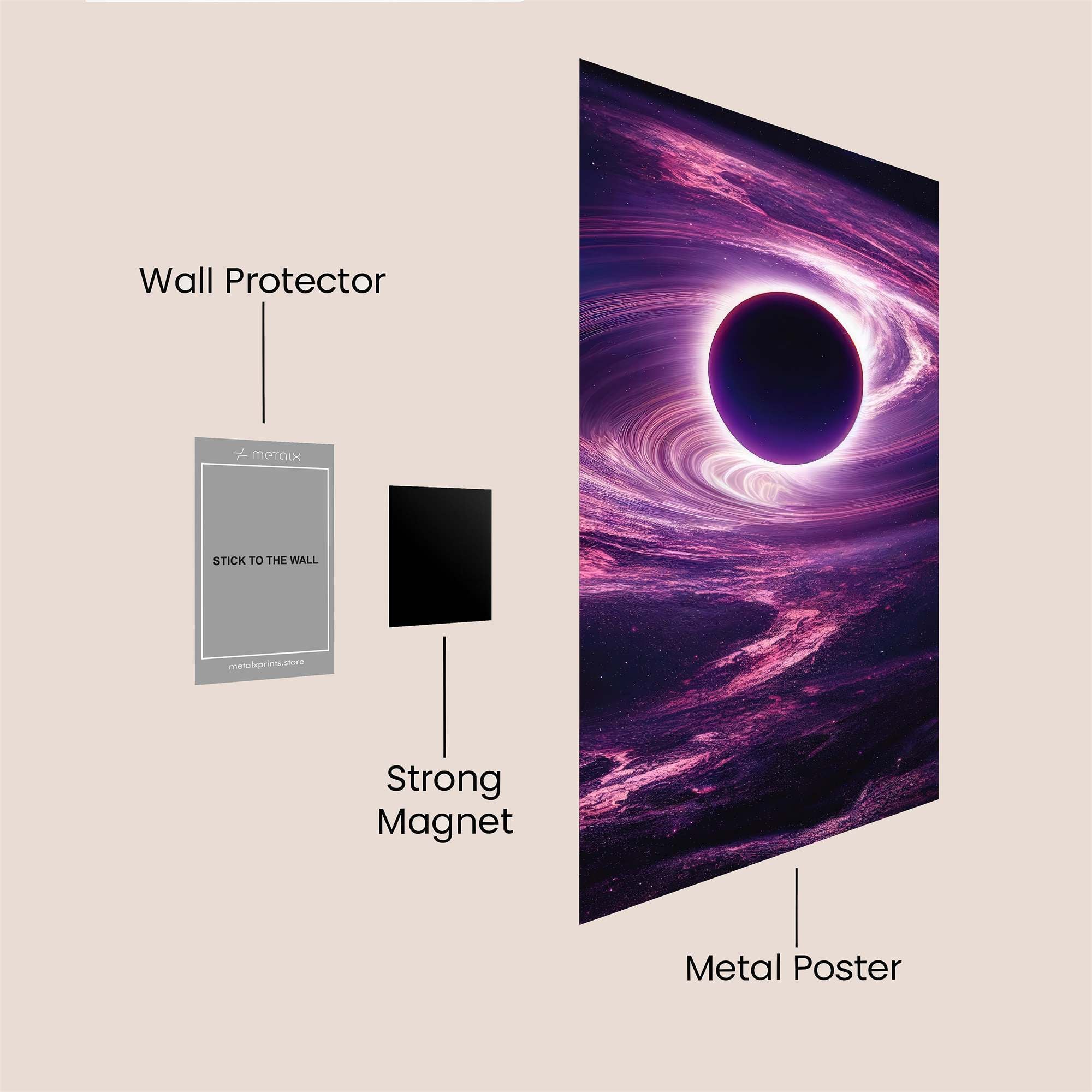 Blackhole Enigma Safe Wall Magnetic / M