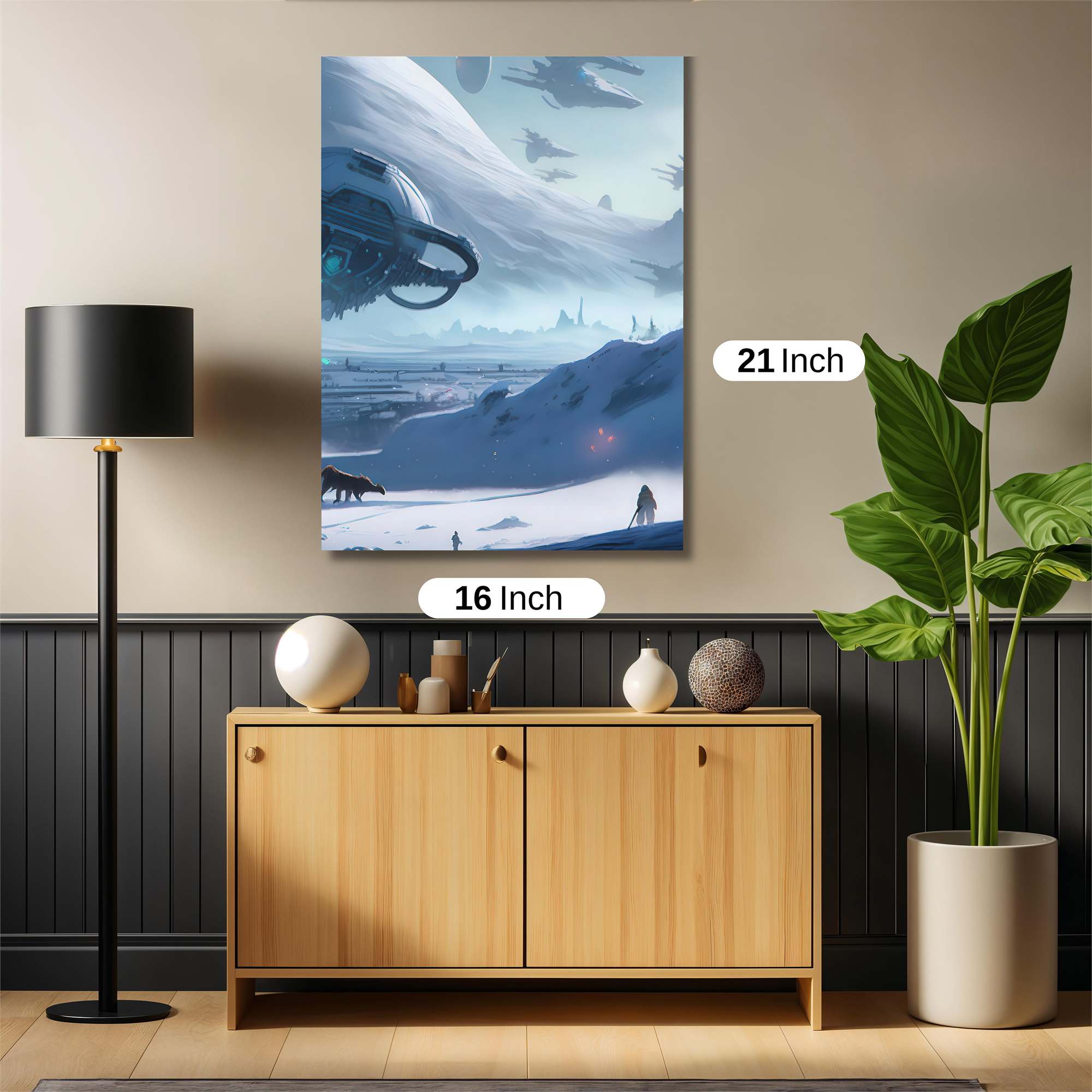 Seaside Serenity Safe Wall Magnetic / M