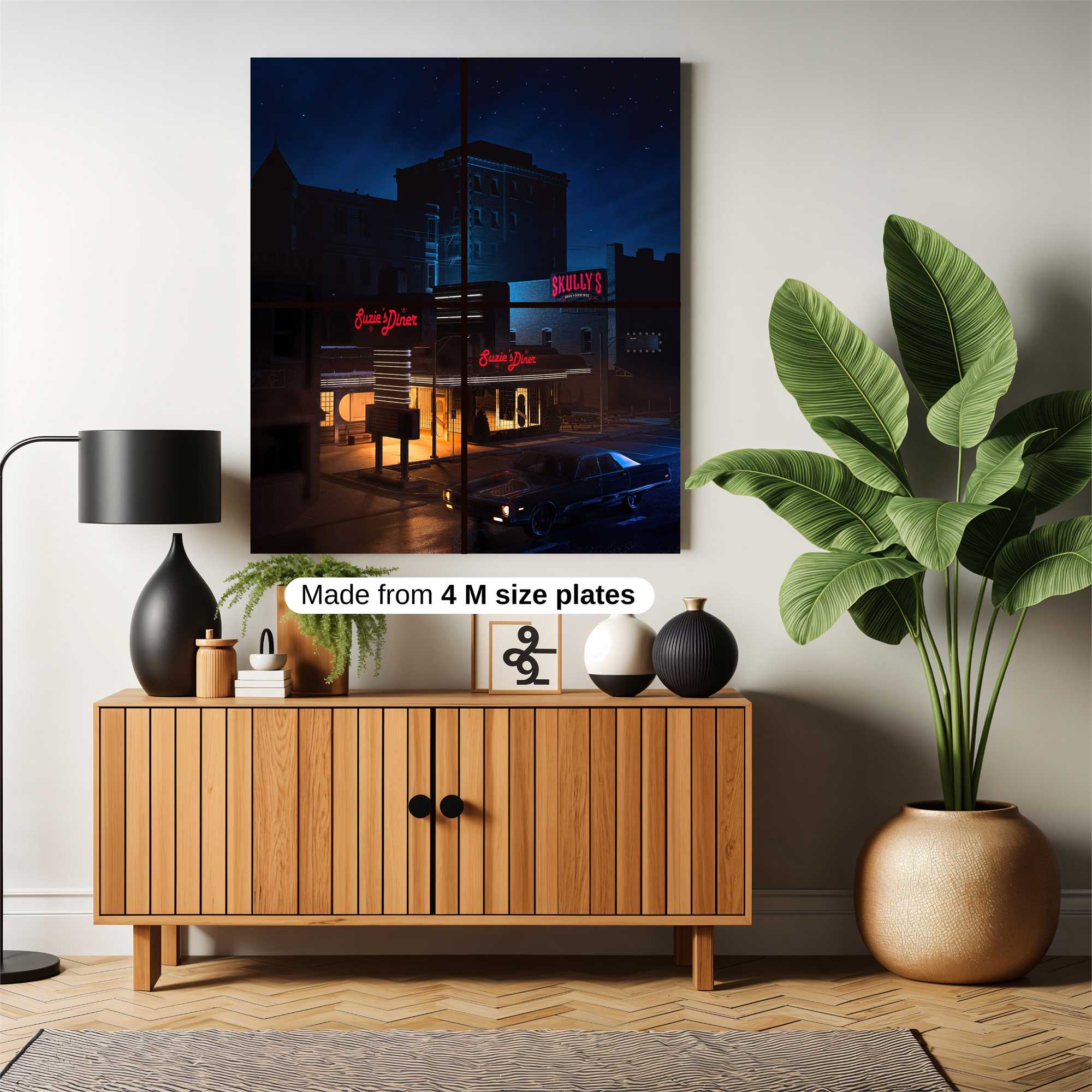 Diner Glow Safe Wall Magnetic / M