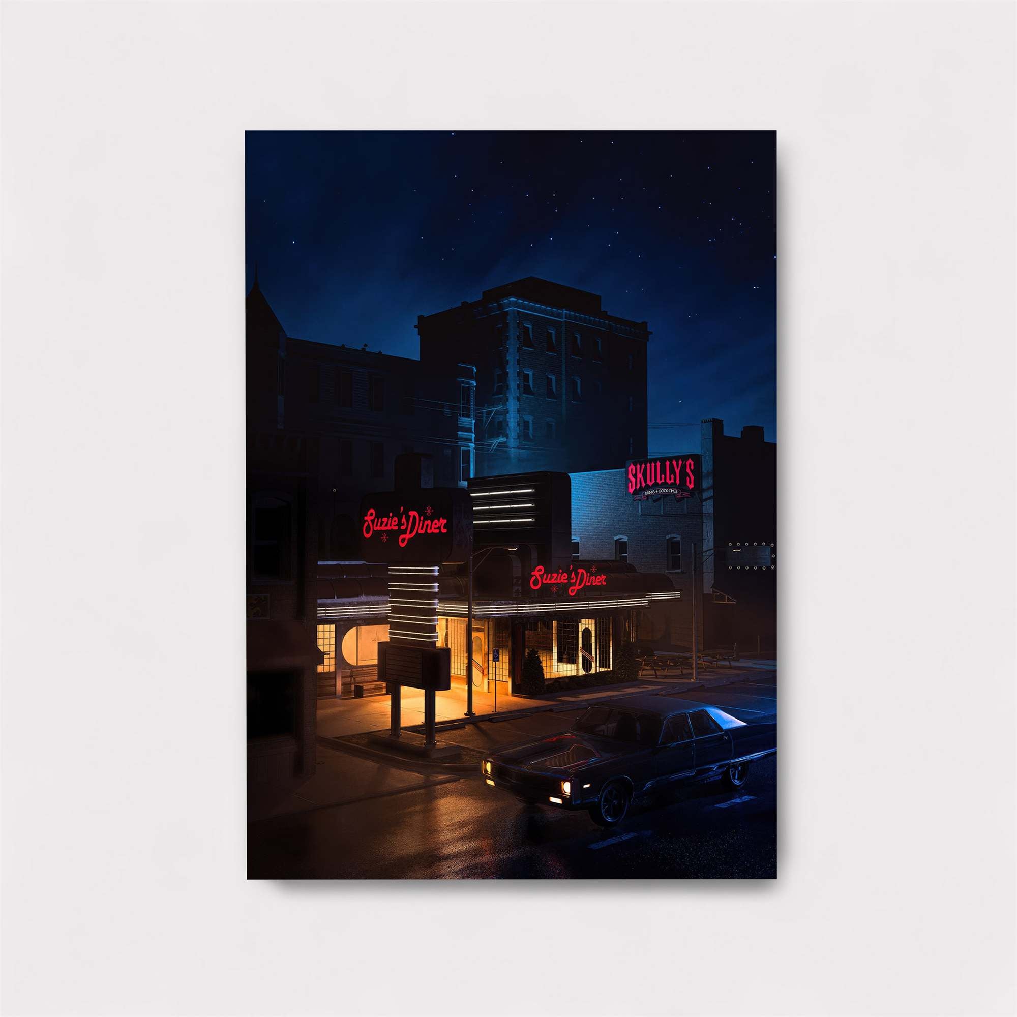 Diner Glow Safe Wall Magnetic / M