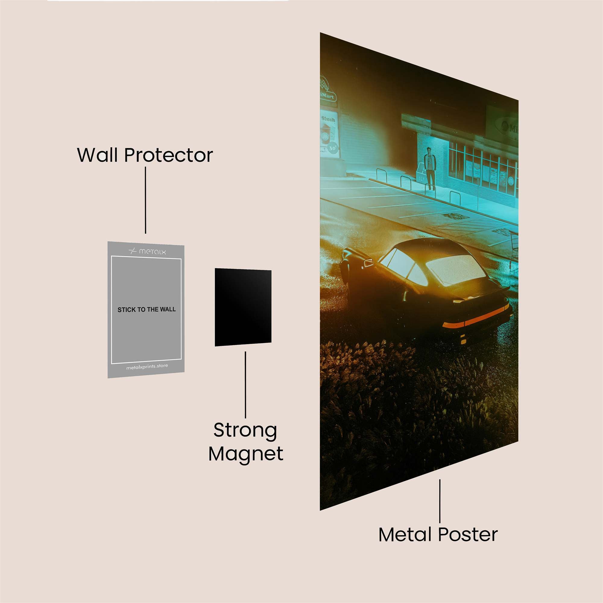 NightDrift Safe Wall Magnetic / M
