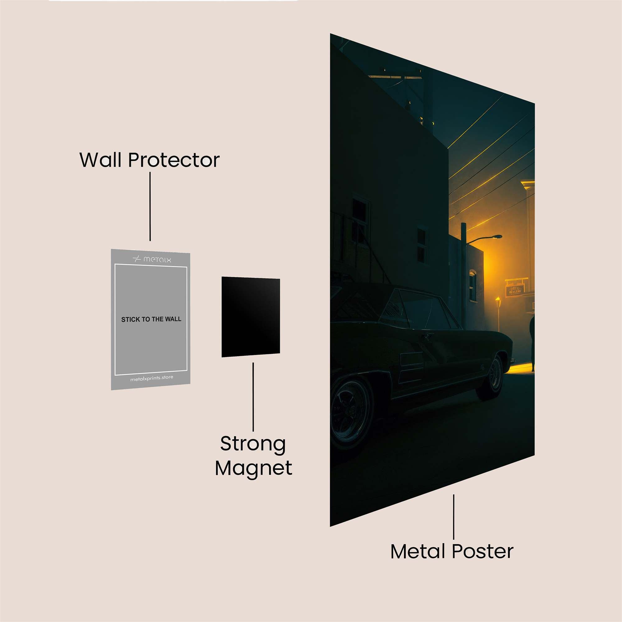 Batman Gloomy Safe Wall Magnetic / M