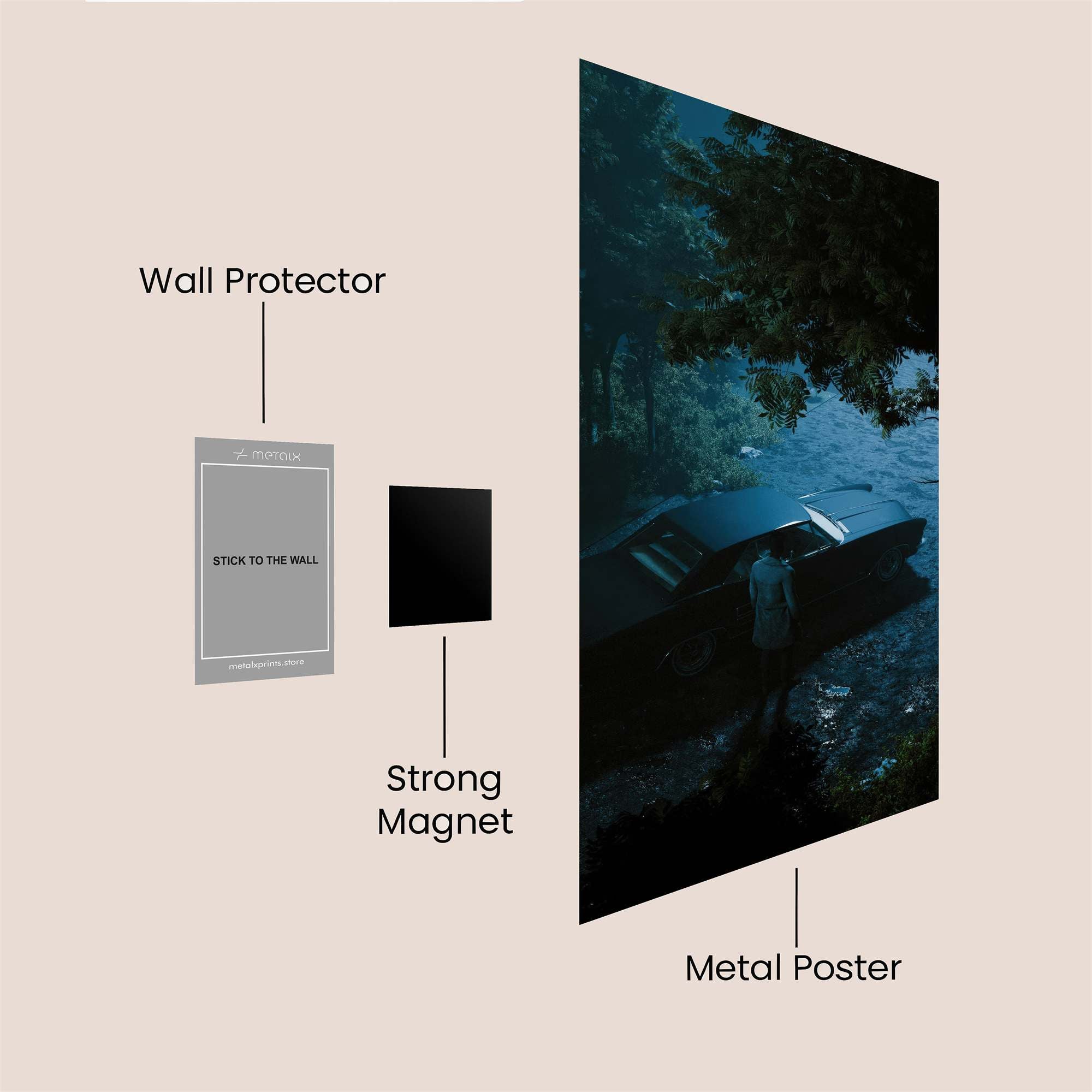Flooded Despair Safe Wall Magnetic / M