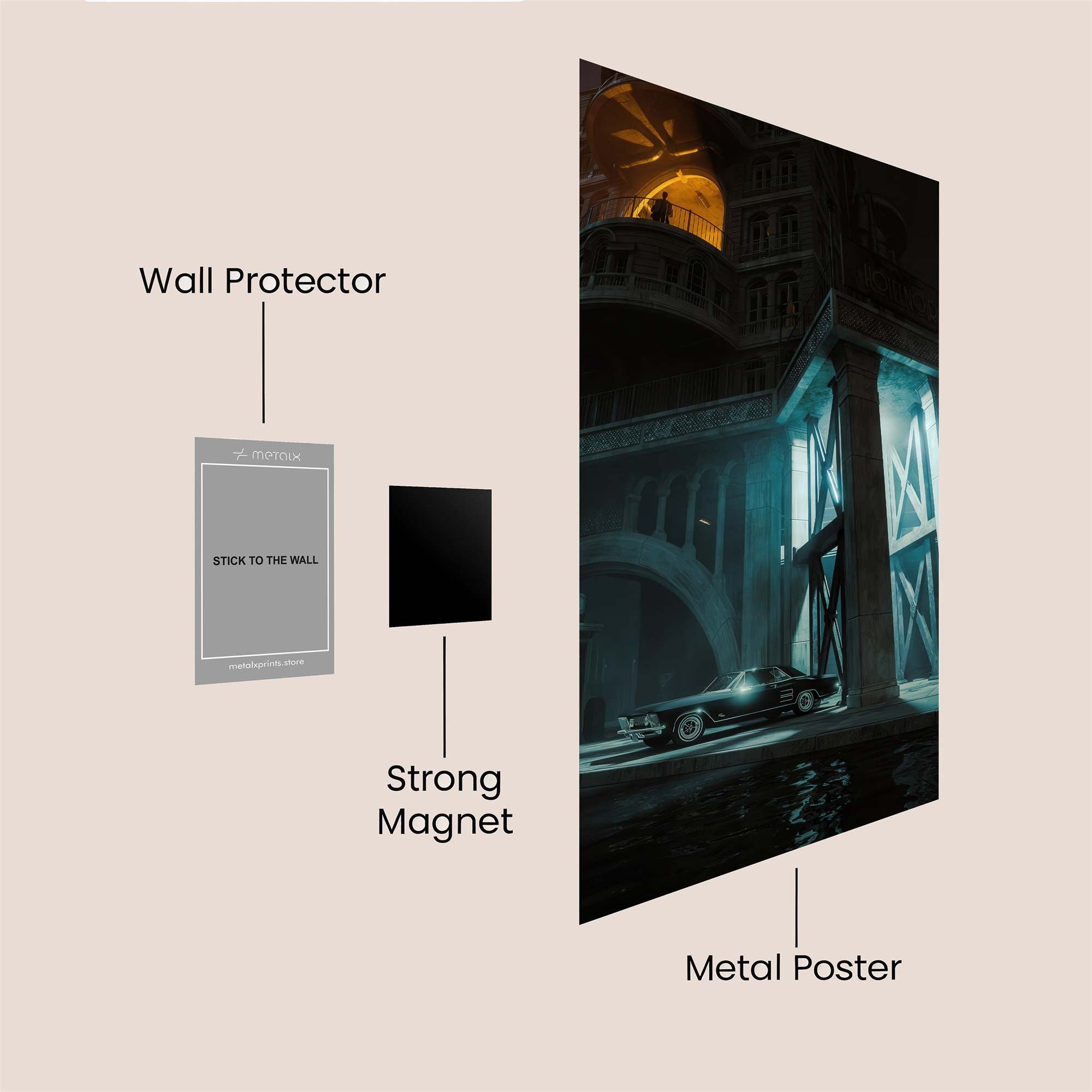 Nocturnal Mystery Safe Wall Magnetic / M