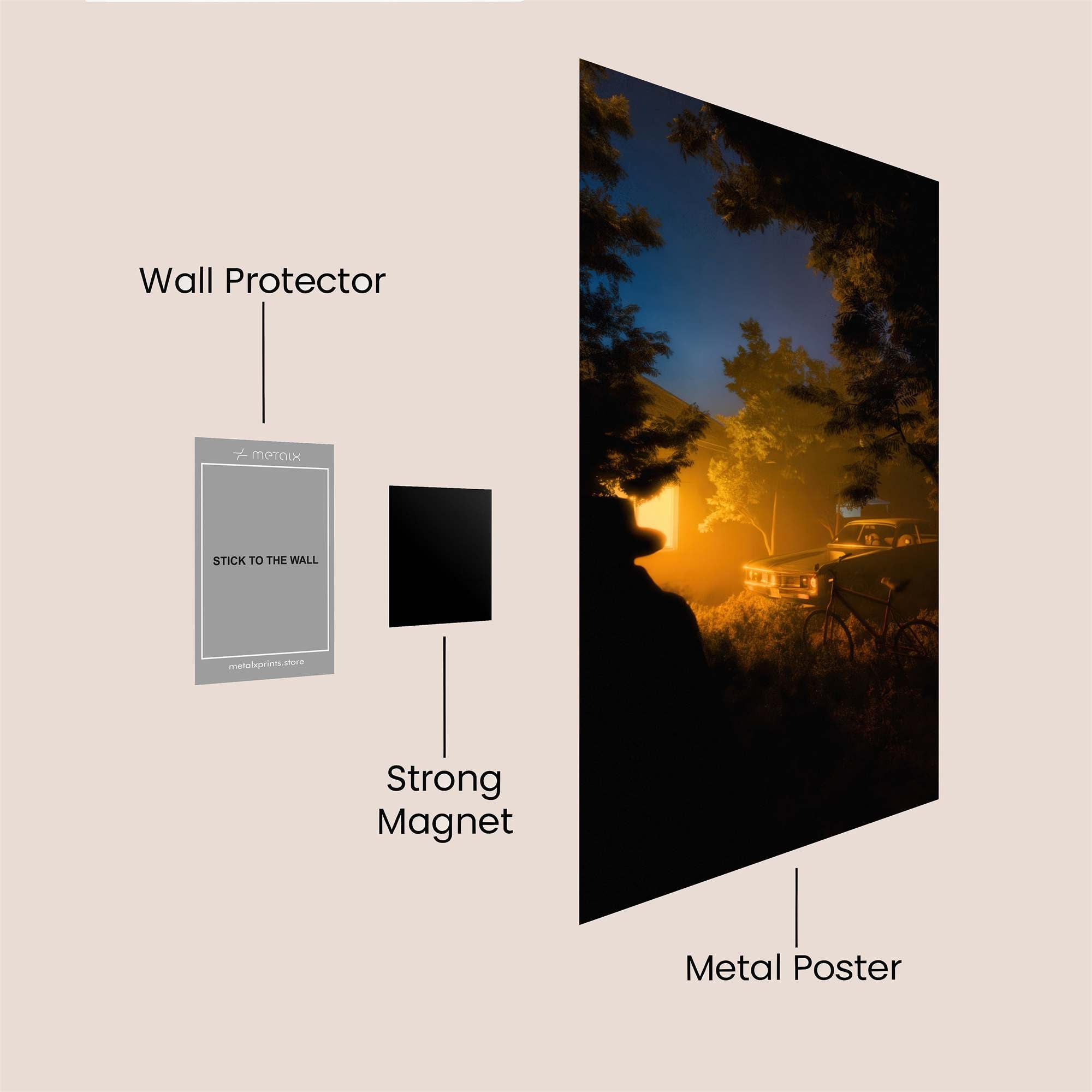 Cowboy Enigma Safe Wall Magnetic / M
