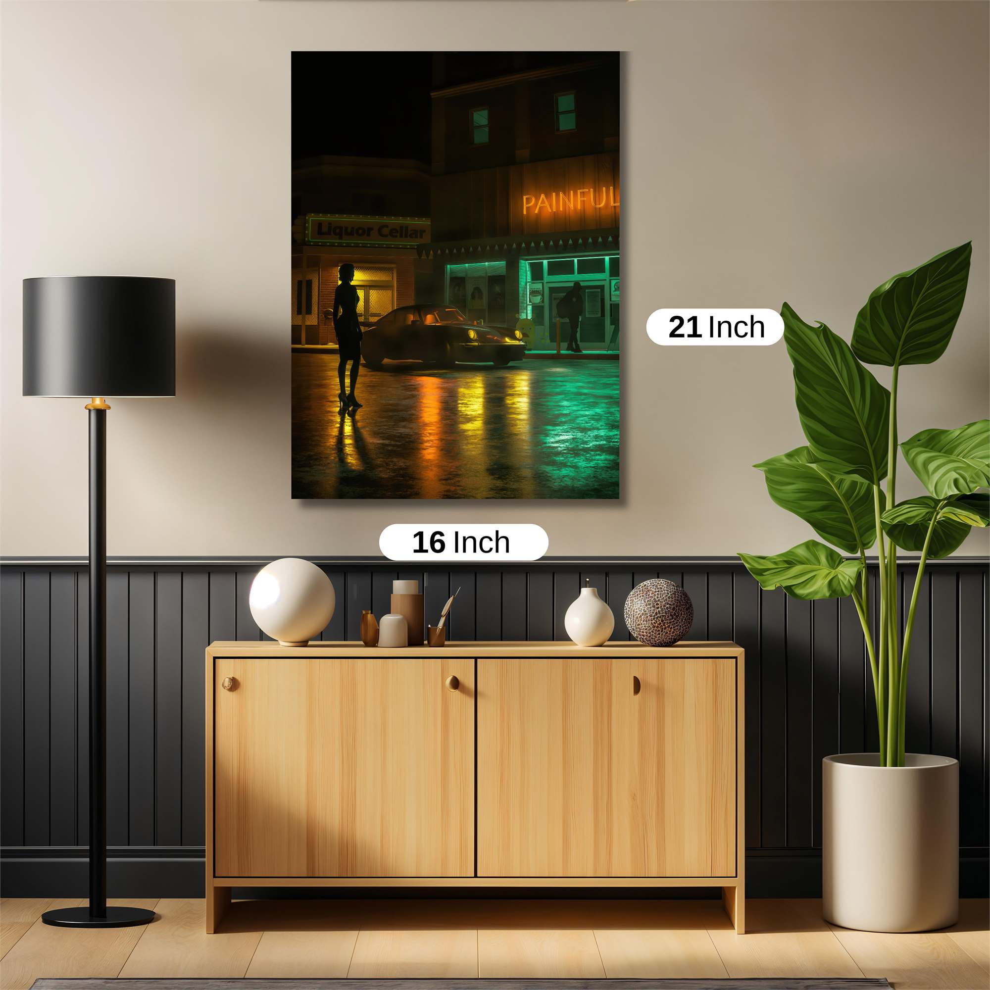 Silhouette Mystery Safe Wall Magnetic / M