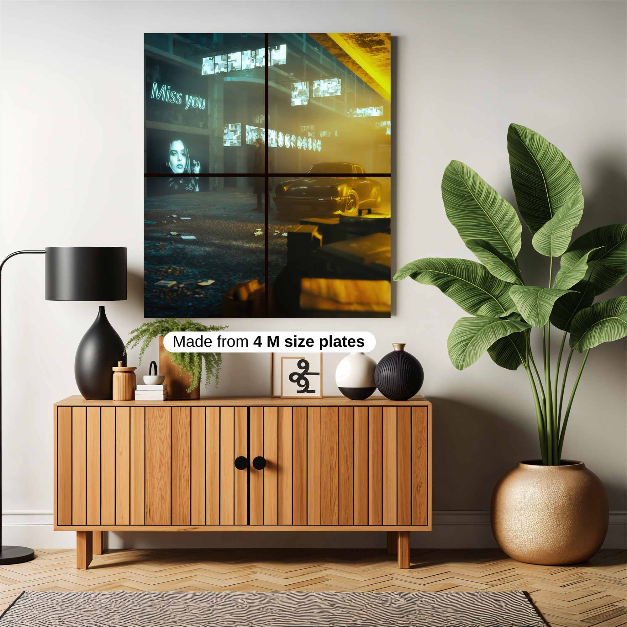 Neon Longing Safe Wall Magnetic / M