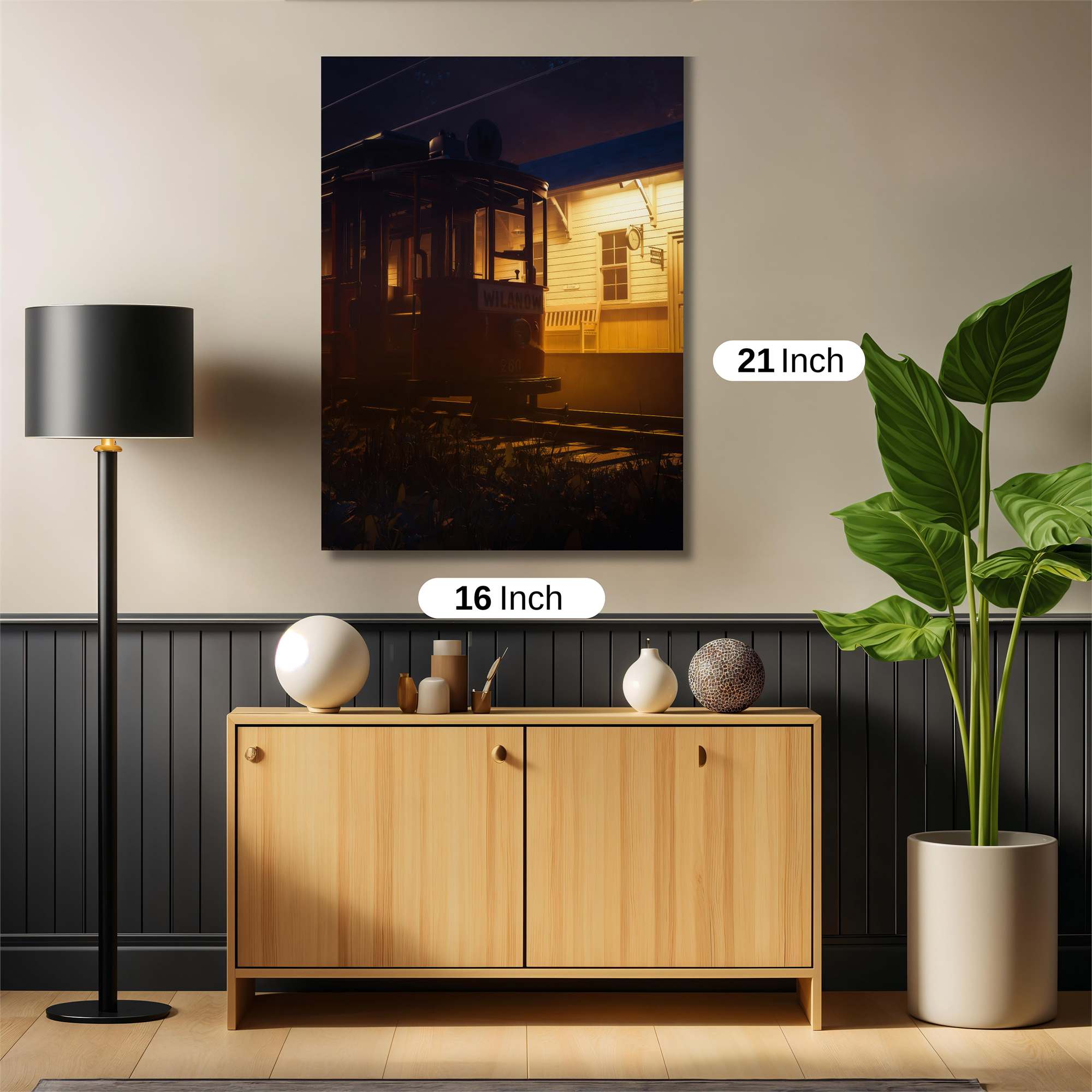 Tram Twilight Safe Wall Magnetic / M