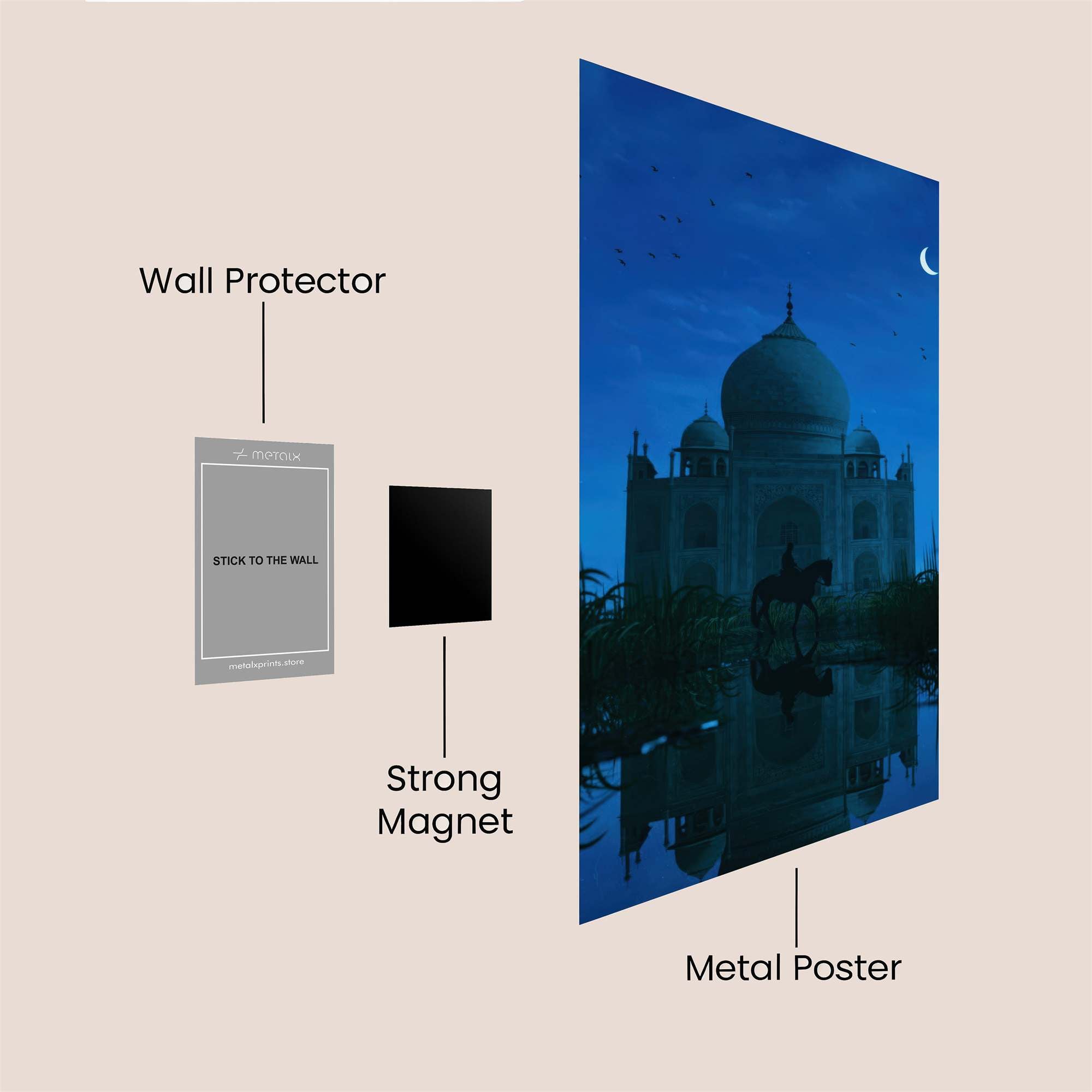 Taj Mystery Safe Wall Magnetic / M