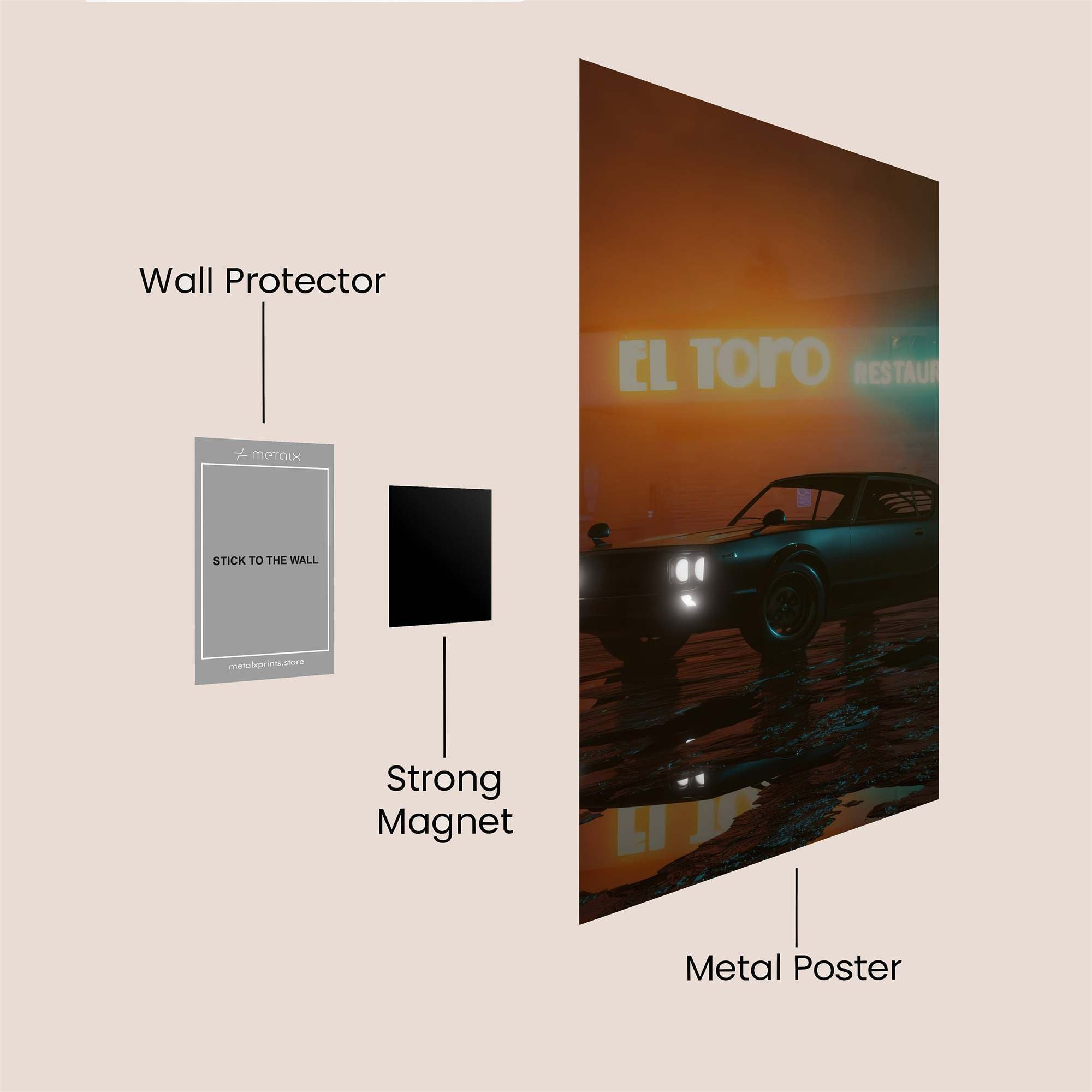 Torro Twilight Safe Wall Magnetic / M