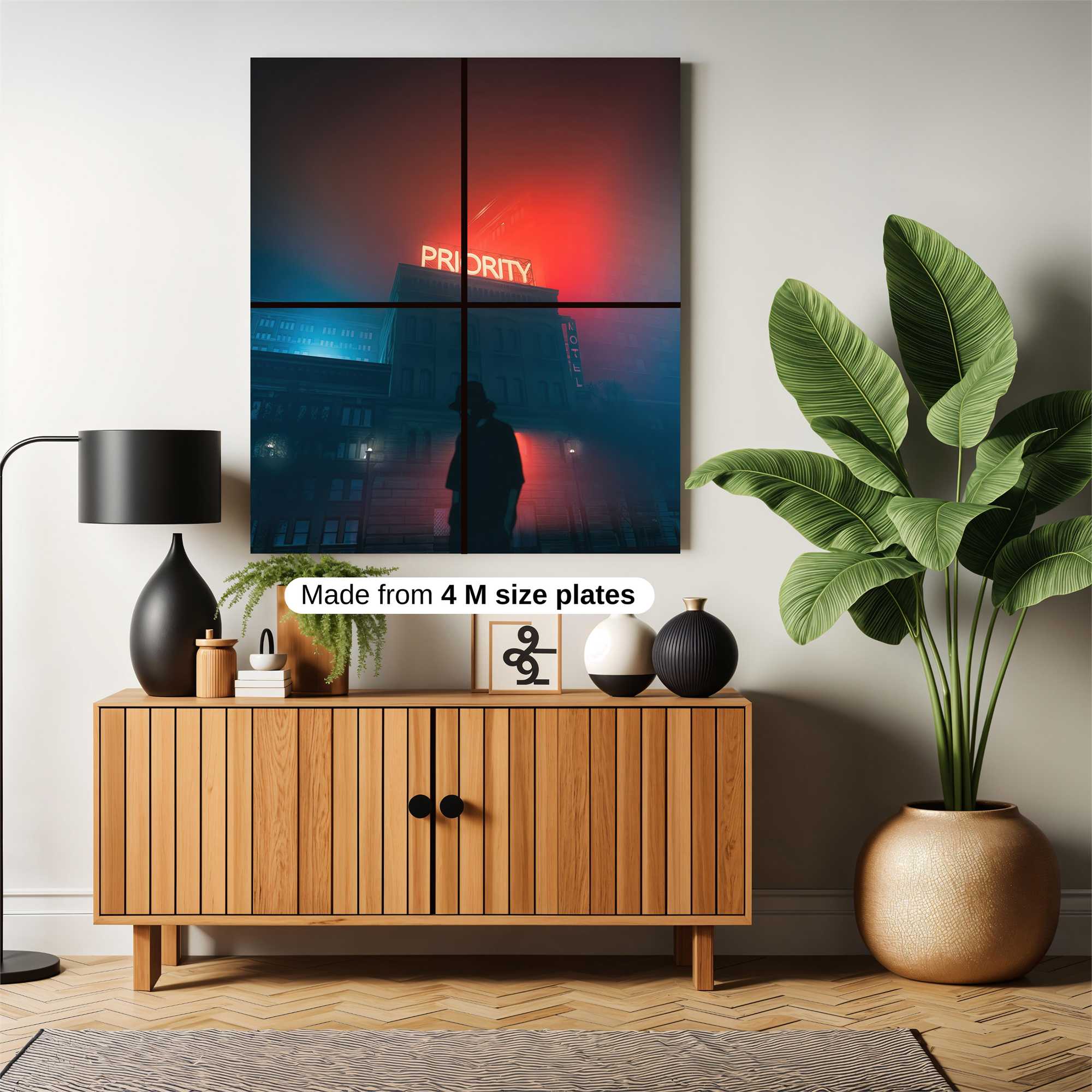 Neon Mystery Safe Wall Magnetic / M