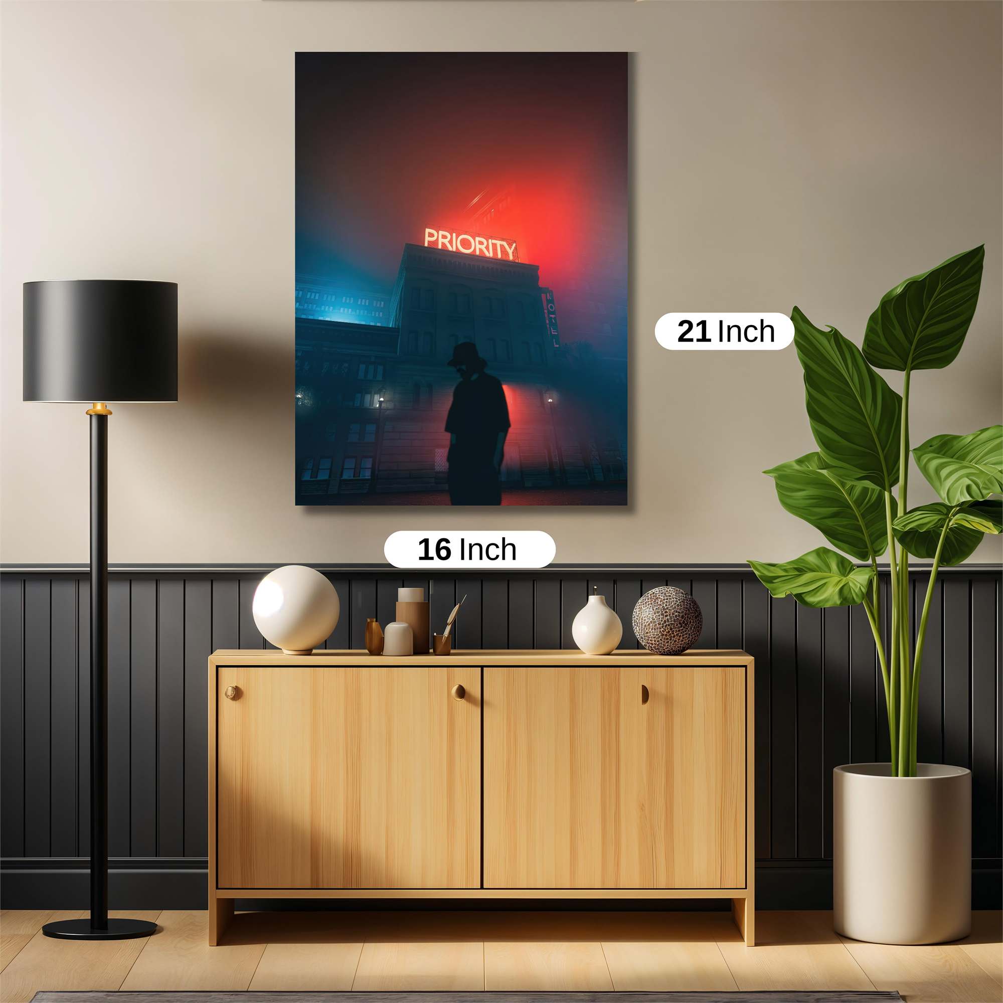 Neon Mystery Safe Wall Magnetic / M