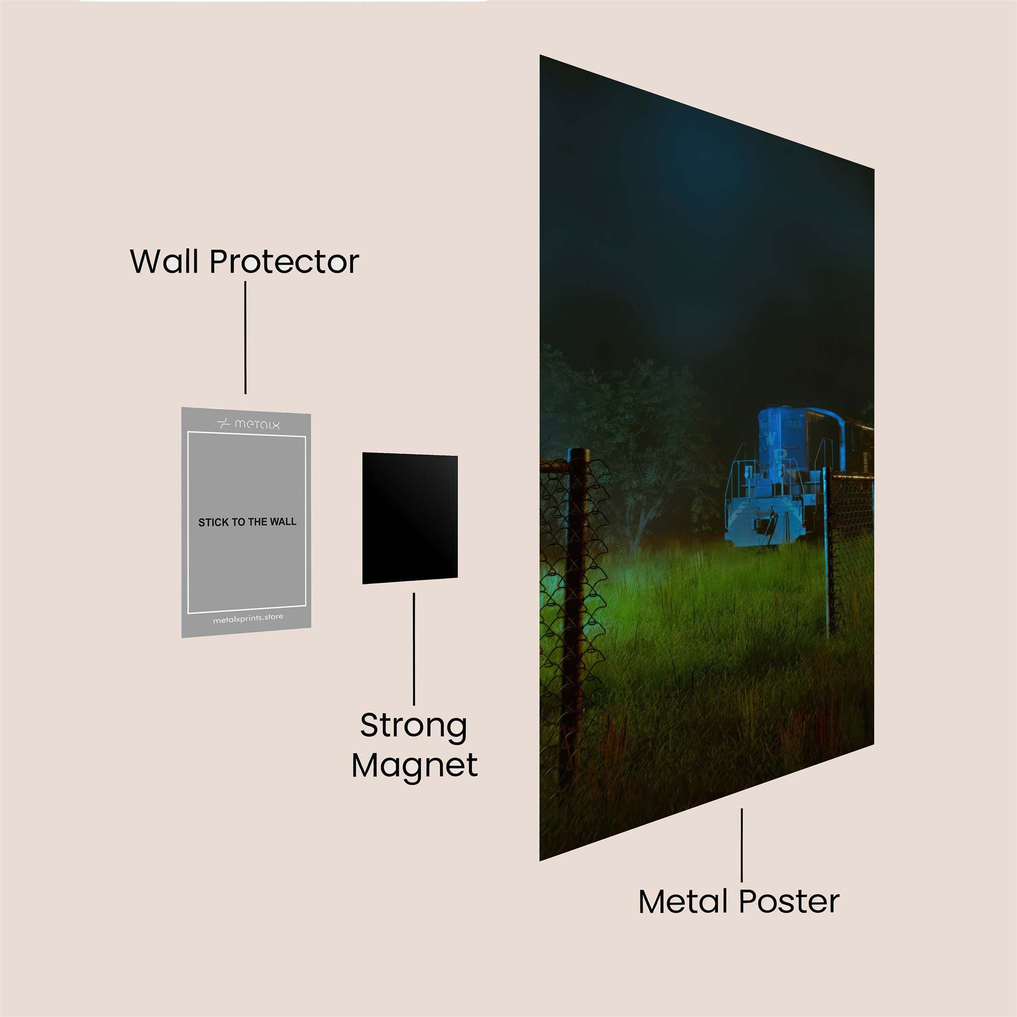 Machine Gloom Safe Wall Magnetic / M