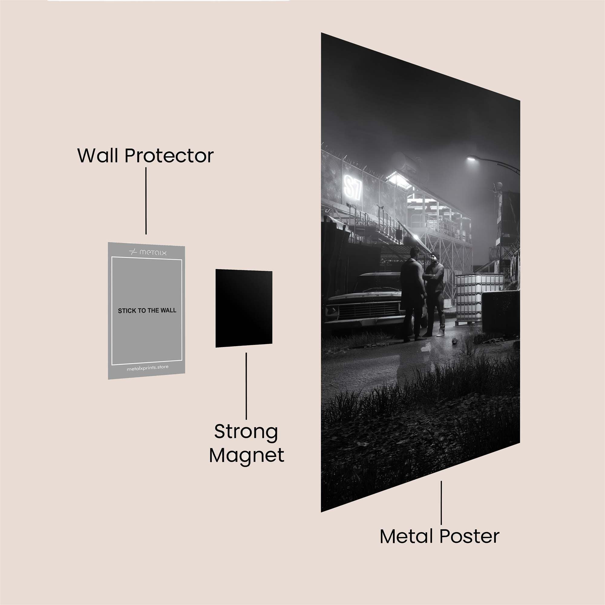 Nocturnal Whisper Safe Wall Magnetic / M