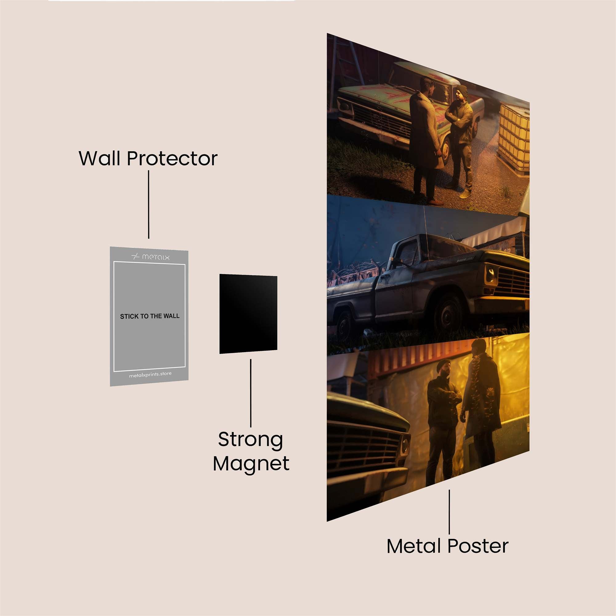 Nocturnal Deal Safe Wall Magnetic / M