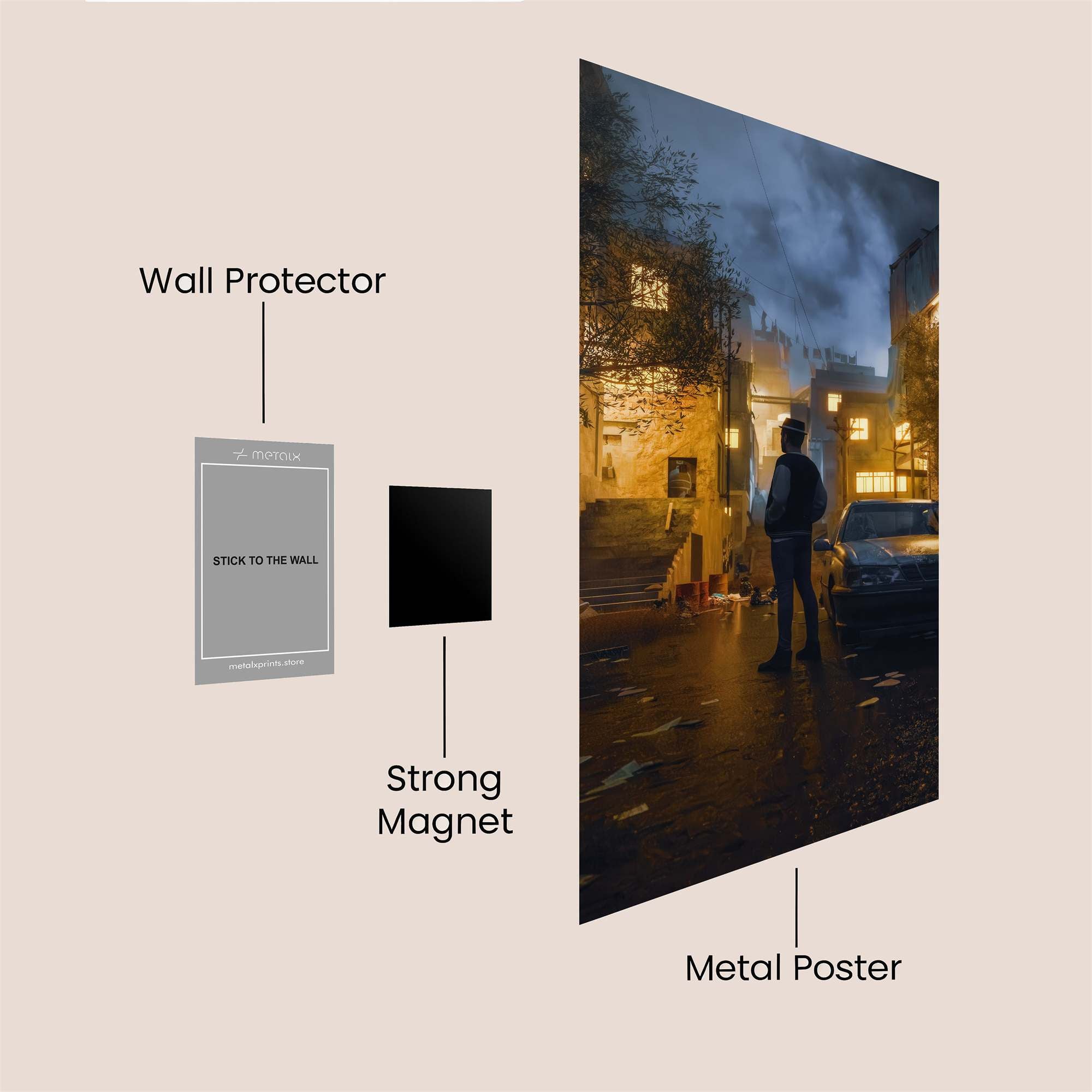 Nocturnal Mystery Safe Wall Magnetic / M