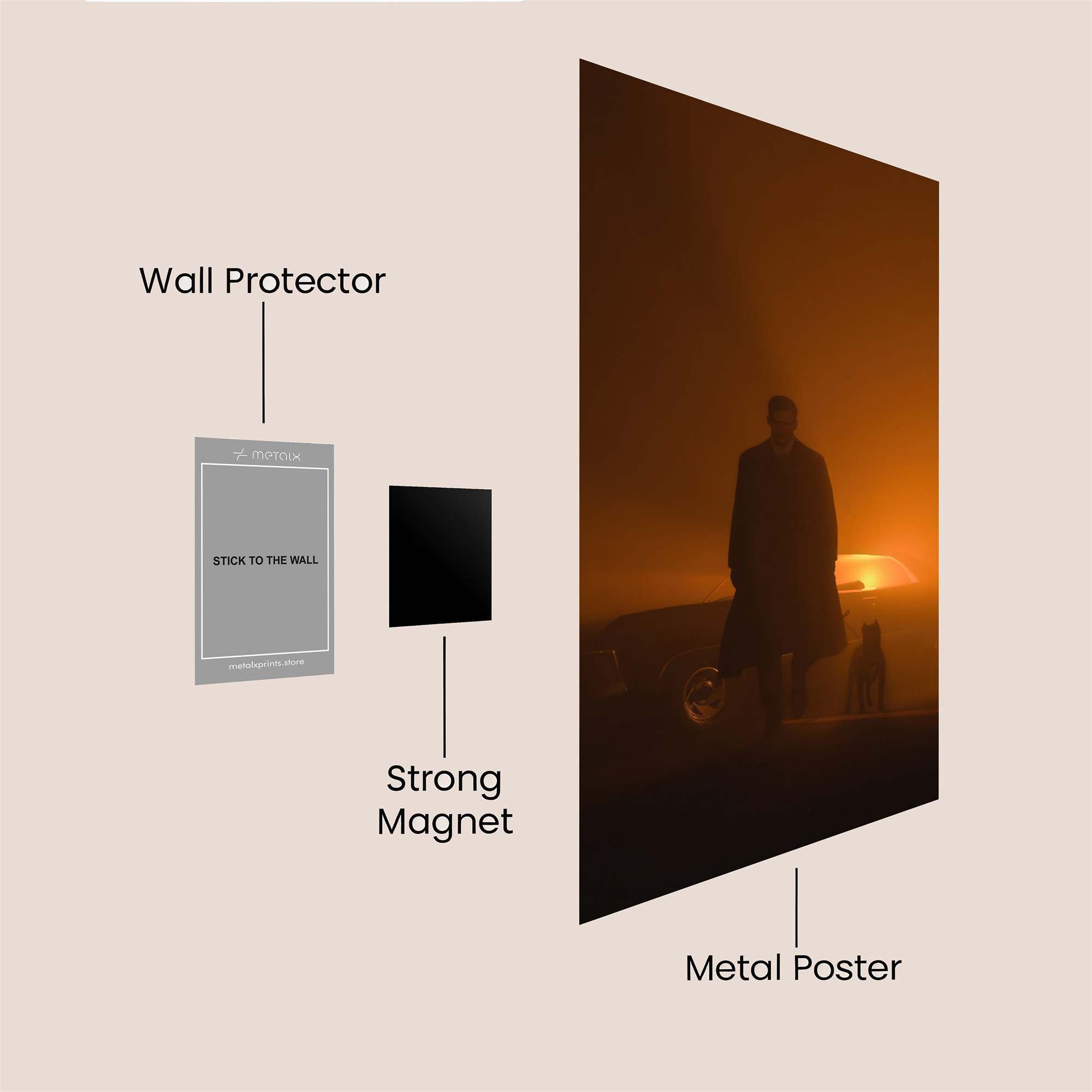 Neo Enigmatic Safe Wall Magnetic / M