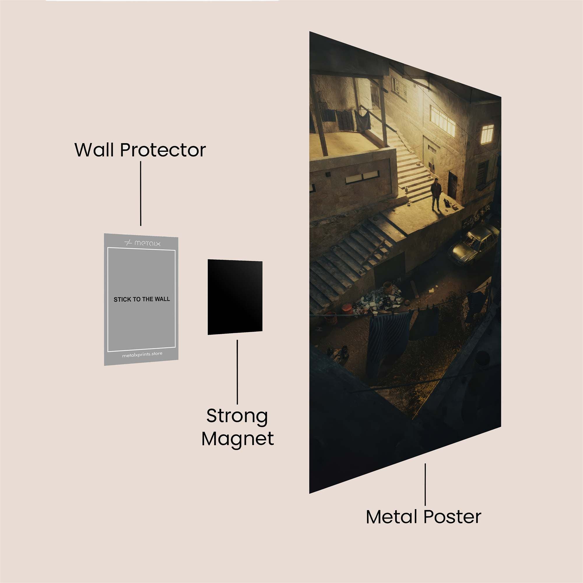 Silent Vigil Safe Wall Magnetic / M