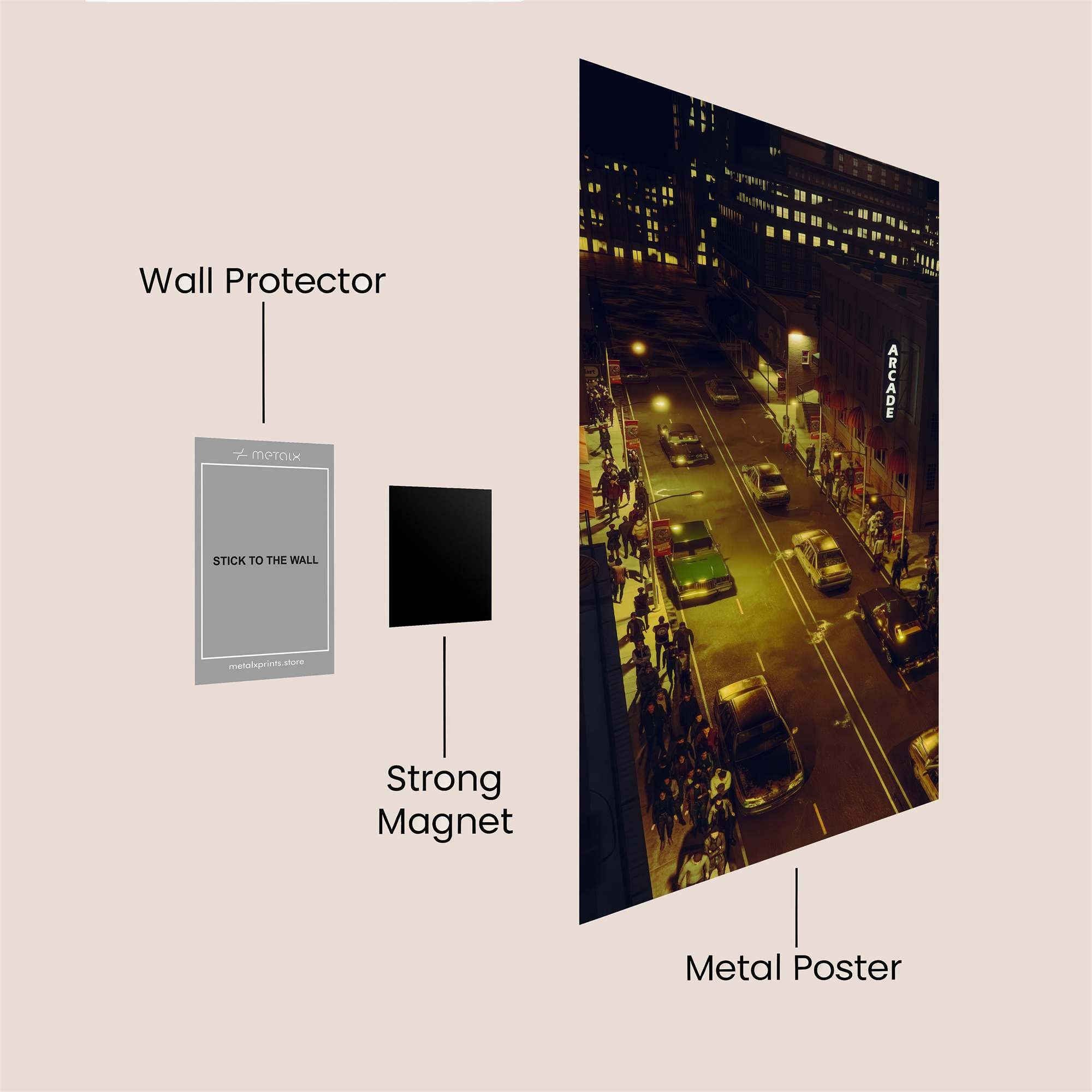 City Pulse Safe Wall Magnetic / M