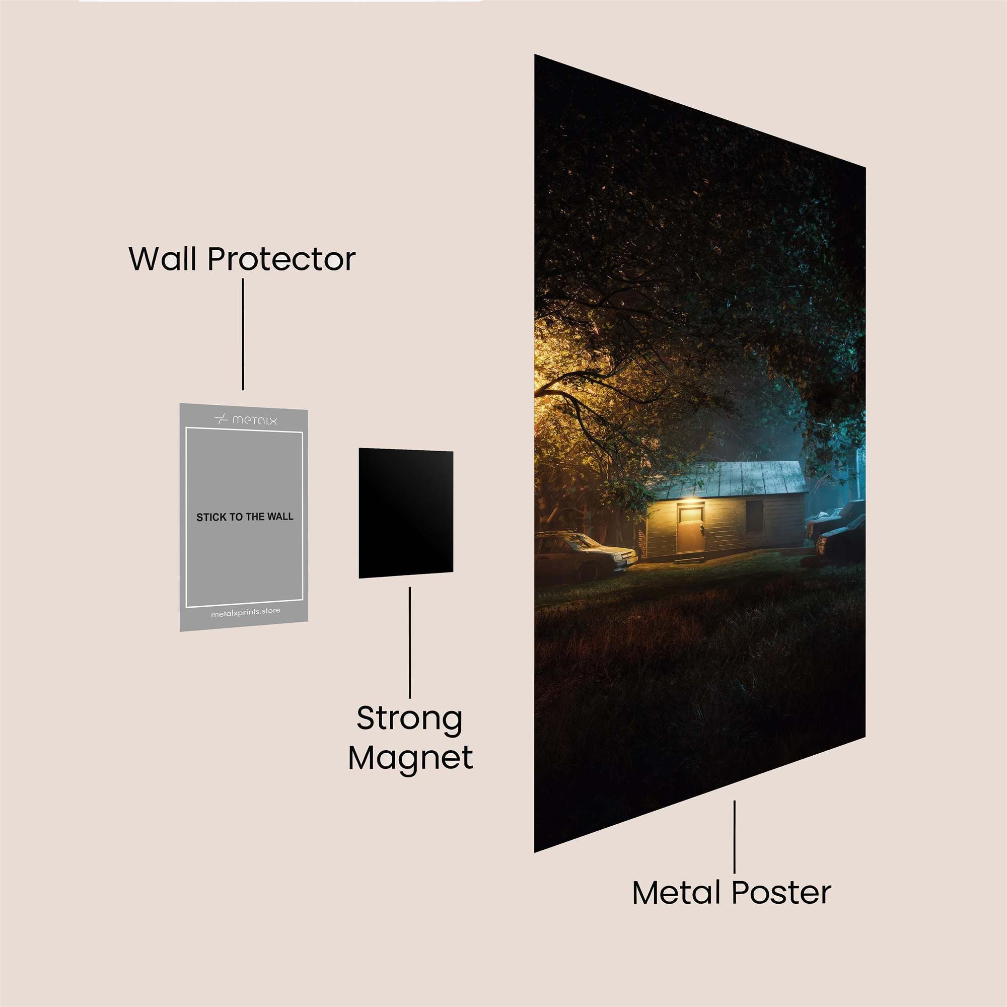 Cabin Enigma Safe Wall Magnetic / M