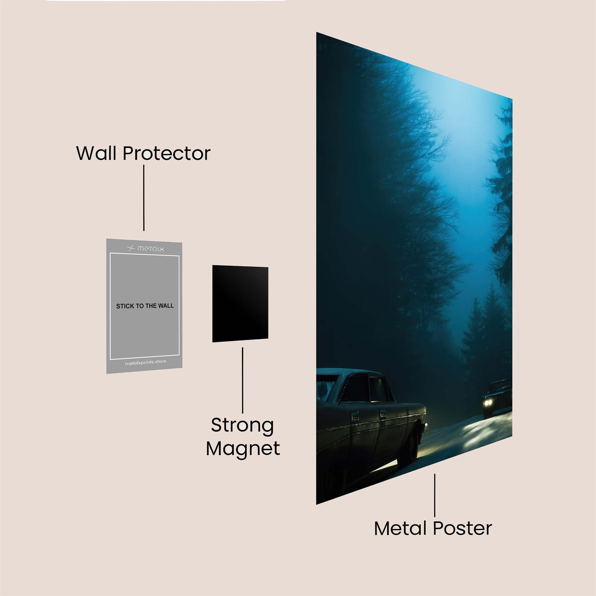 Forest Enigma Safe Wall Magnetic / M