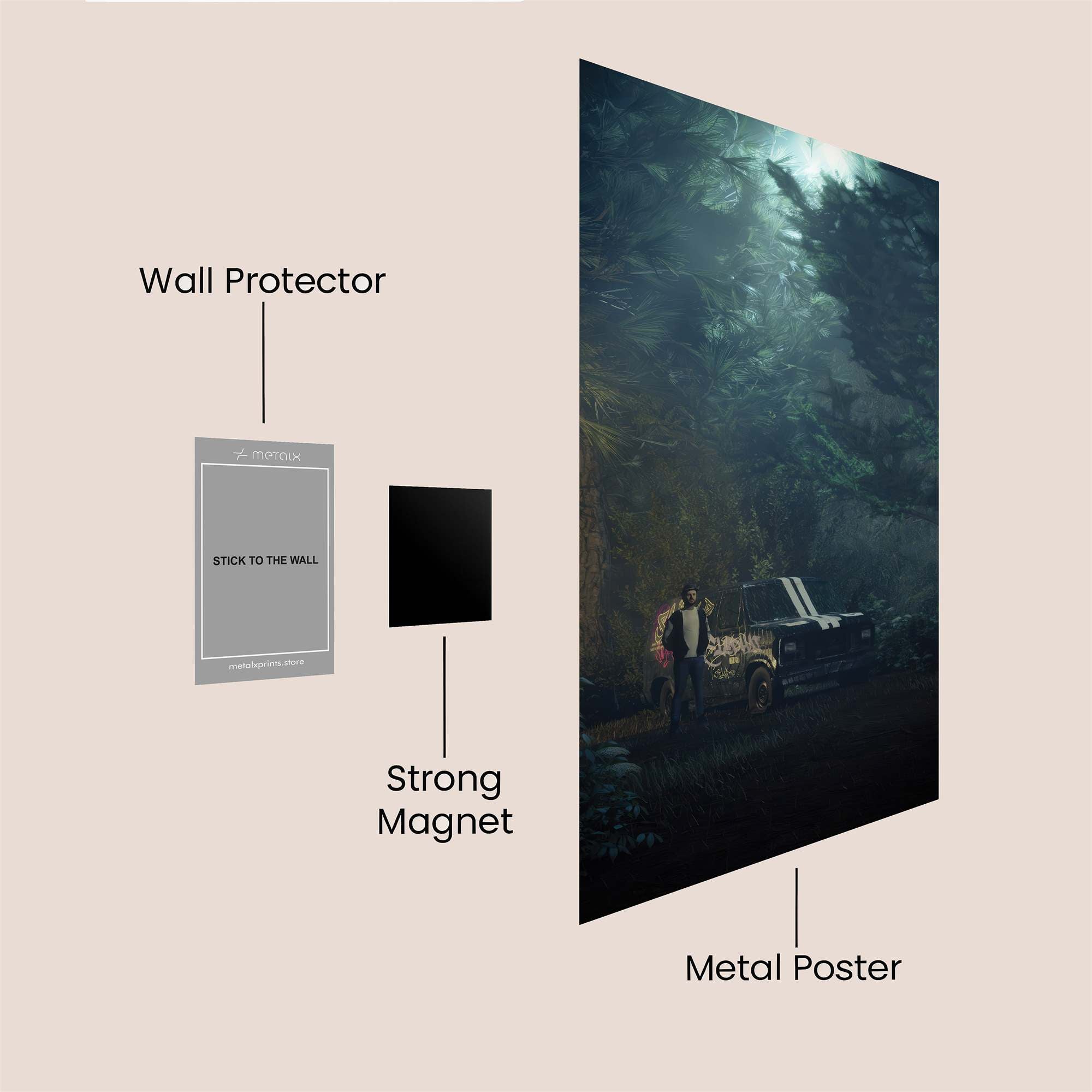 ForestWhisper Safe Wall Magnetic / M