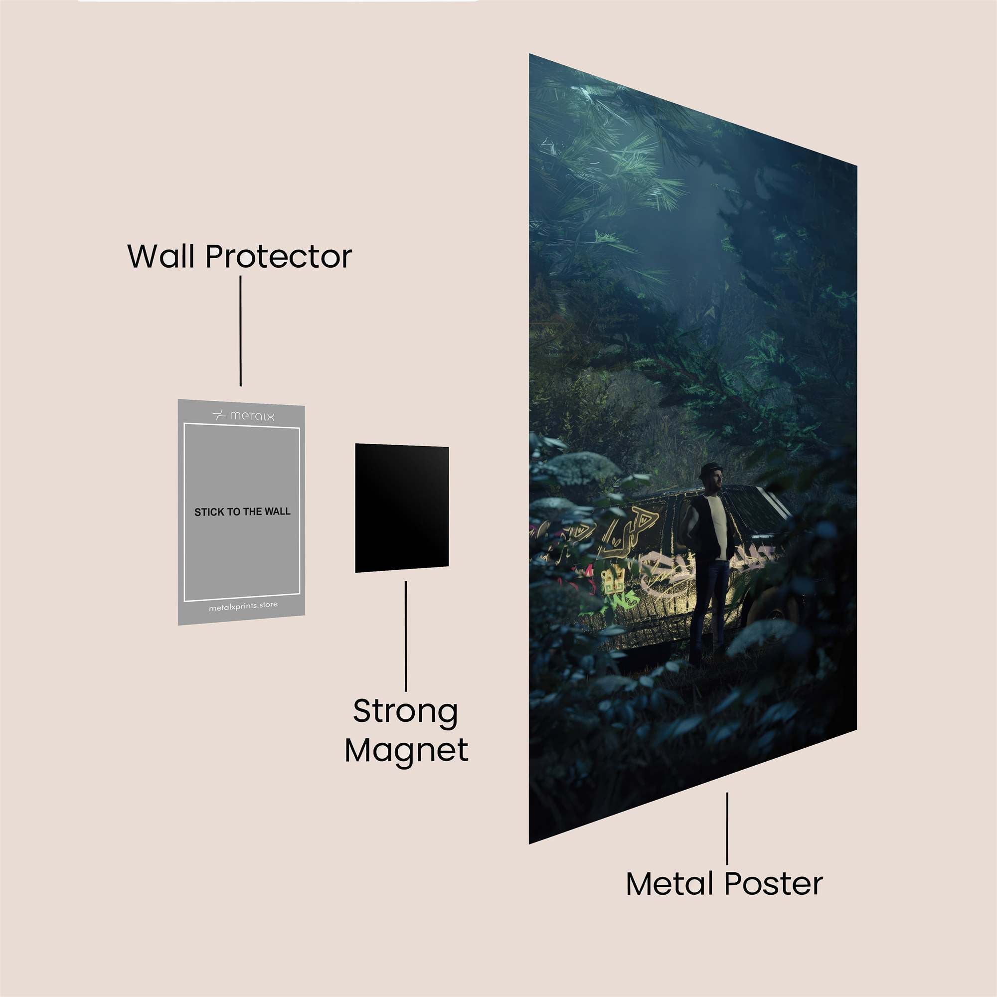 Pianist Enigma Safe Wall Magnetic / M