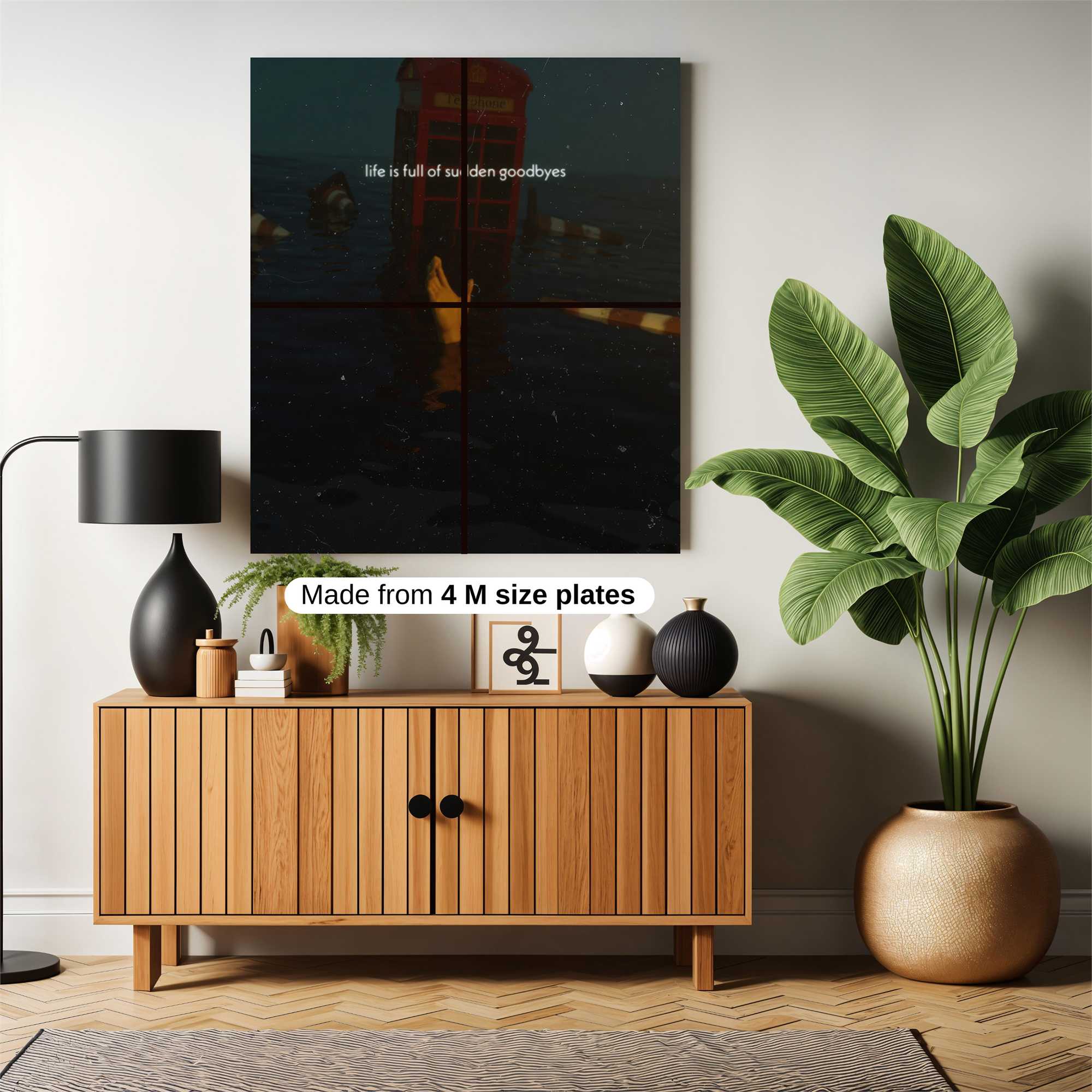 Phone Melancholy Safe Wall Magnetic / M