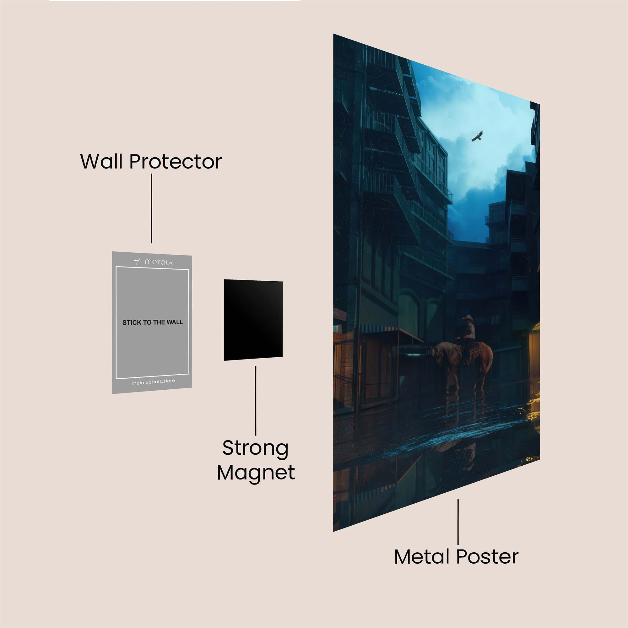Warrior's Solitude Safe Wall Magnetic / M