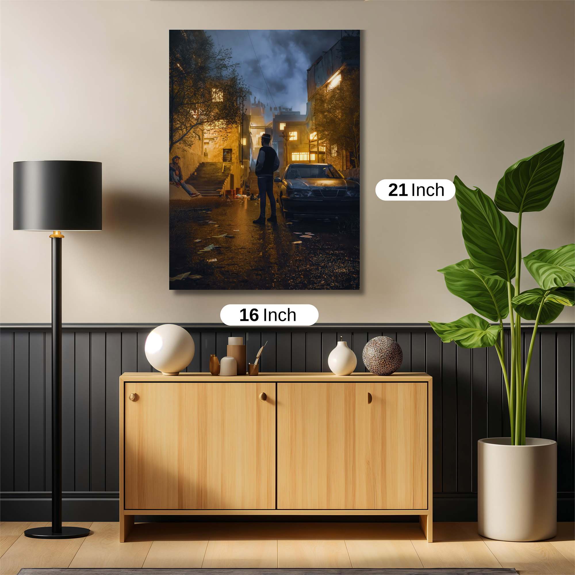 Alley Nocturne Safe Wall Magnetic / M