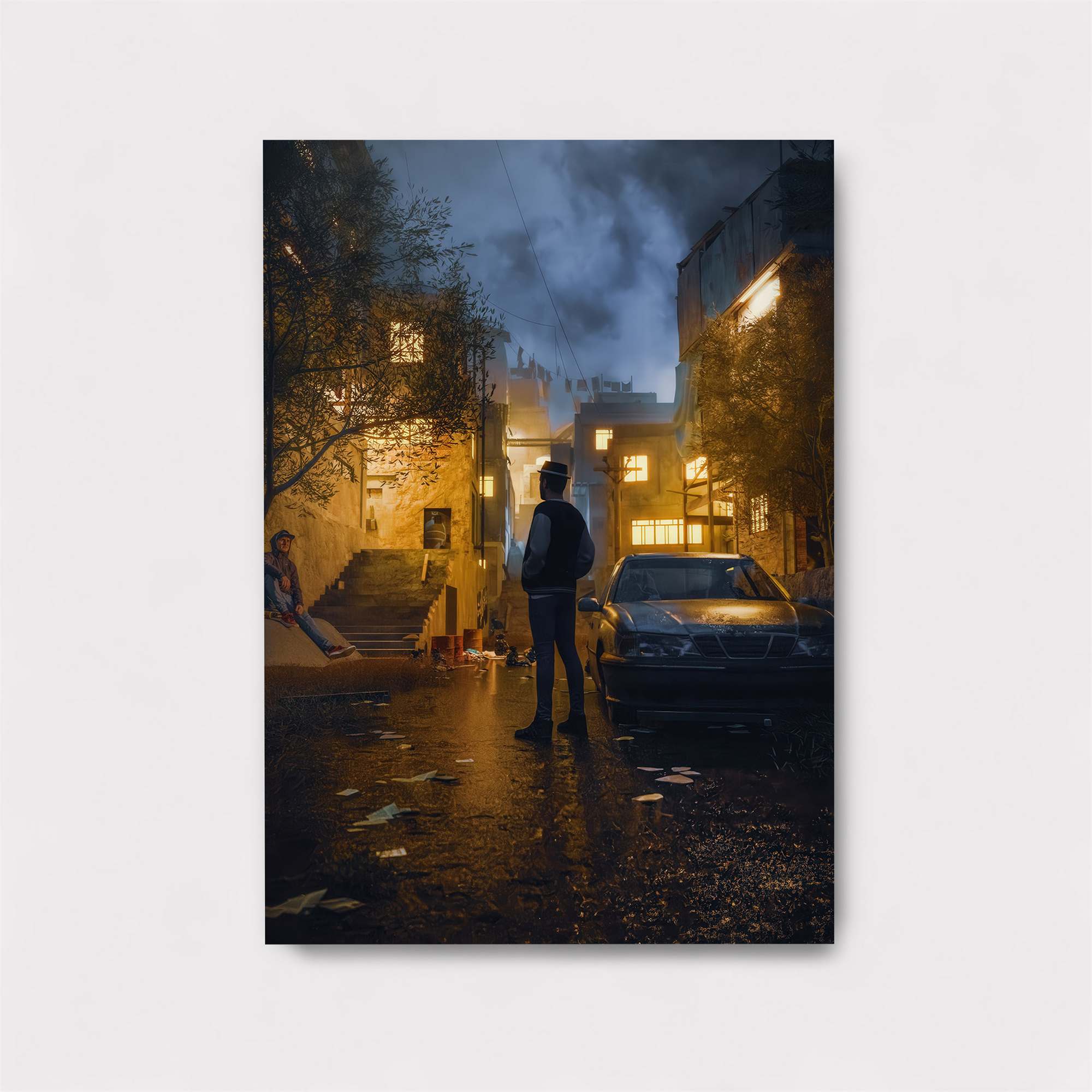 Alley Nocturne Safe Wall Magnetic / M