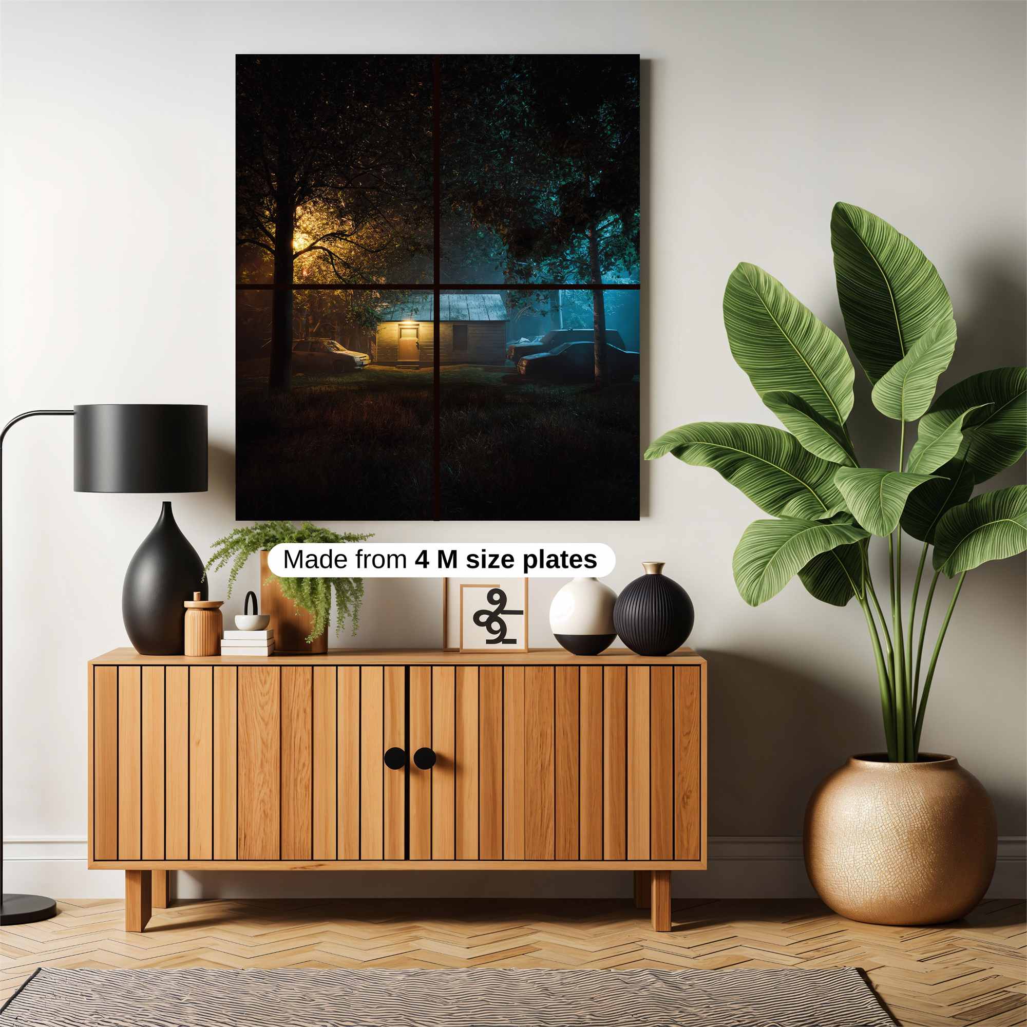 Cabin Twilight Safe Wall Magnetic / M