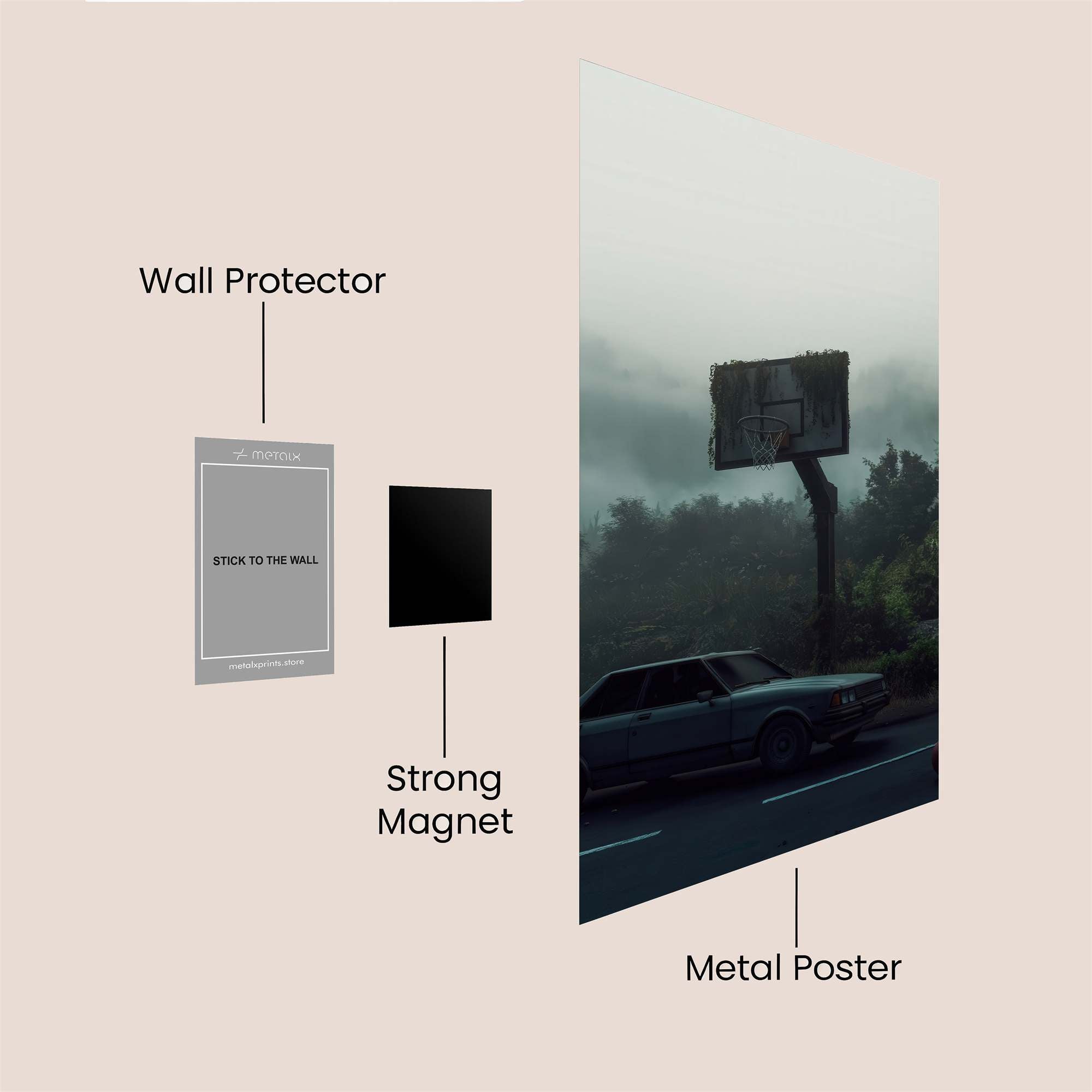 Hoop Gloom Safe Wall Magnetic / M