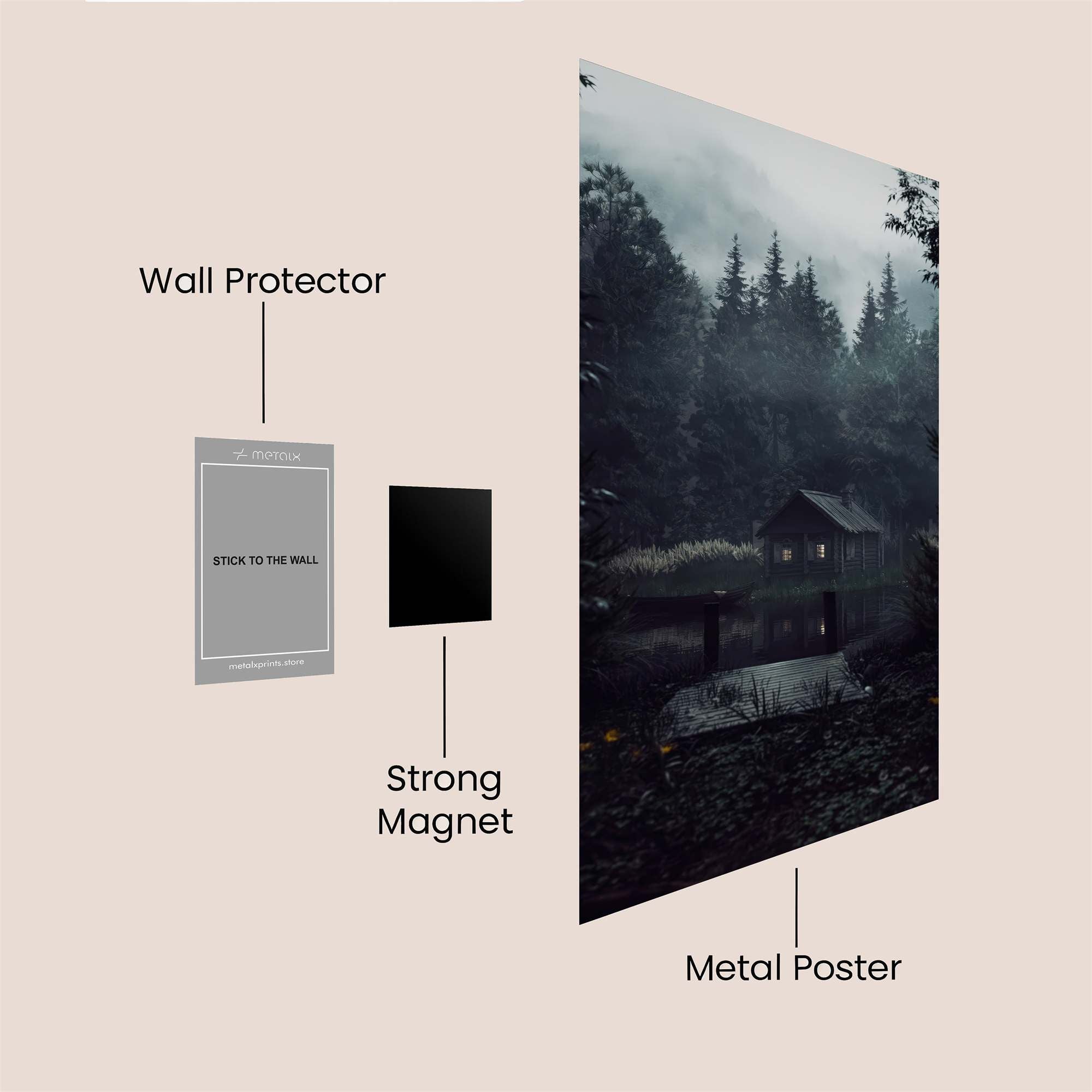 Cabin Enigma Safe Wall Magnetic / M