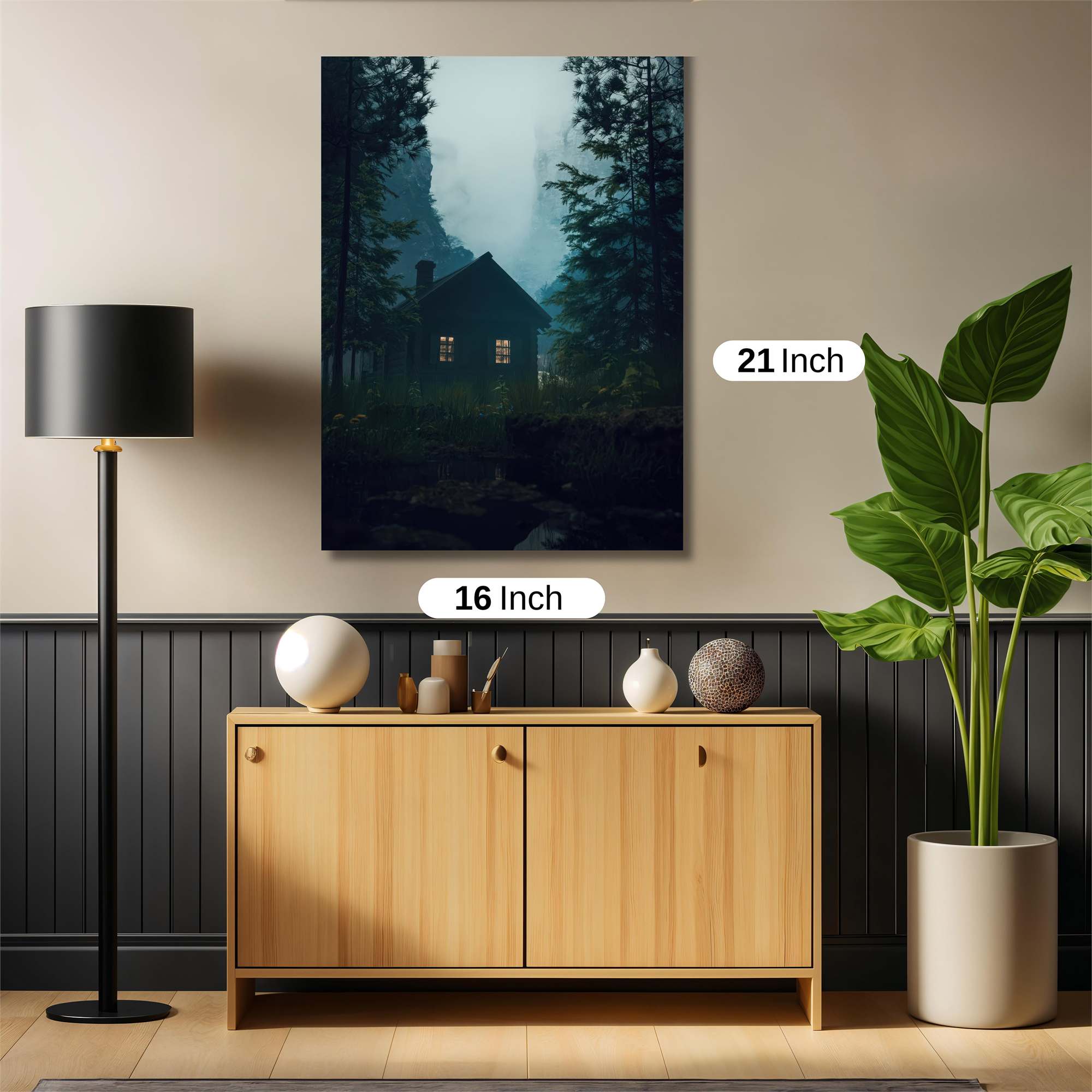 Cabin Serenity Safe Wall Magnetic / M