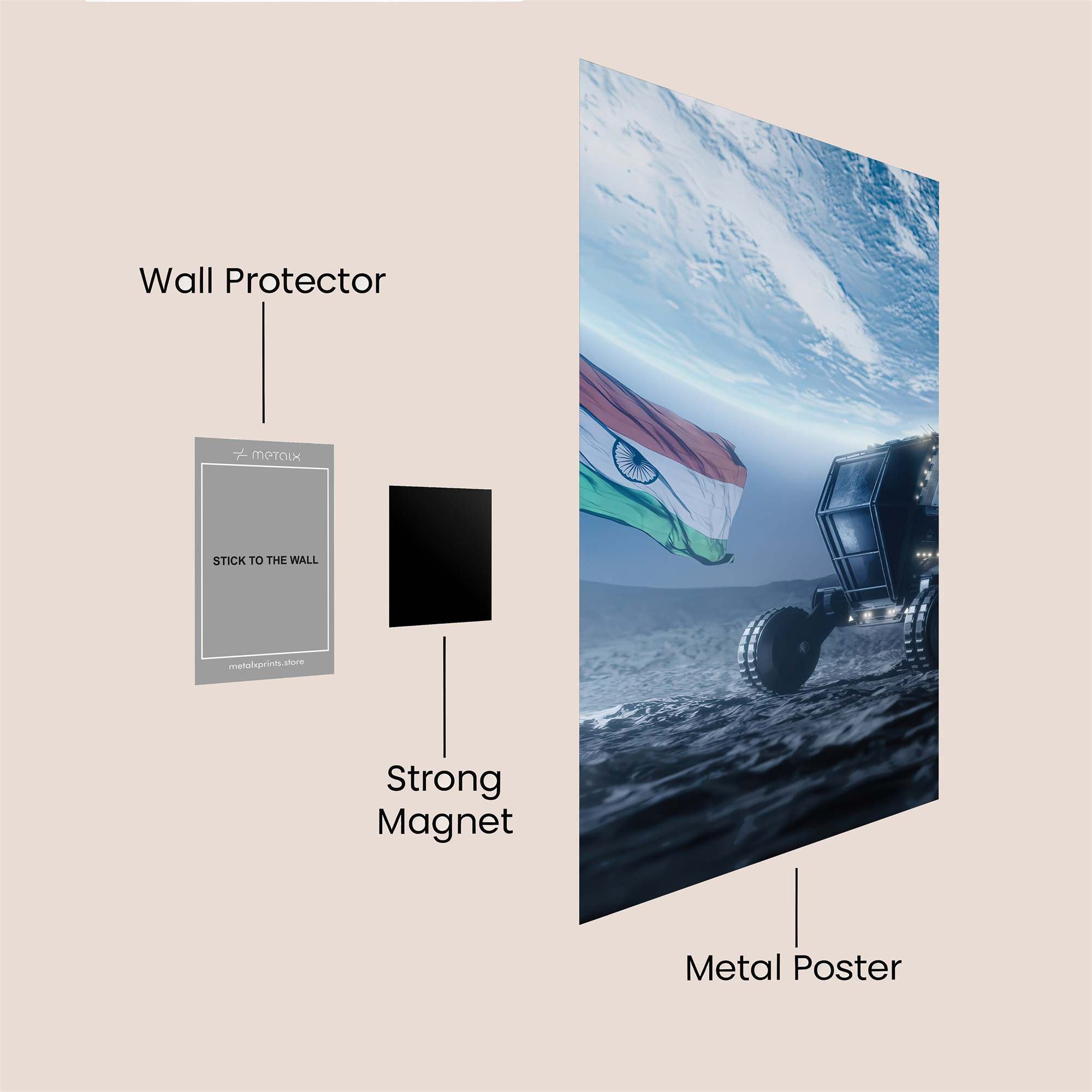Neon Enigma Safe Wall Magnetic / M