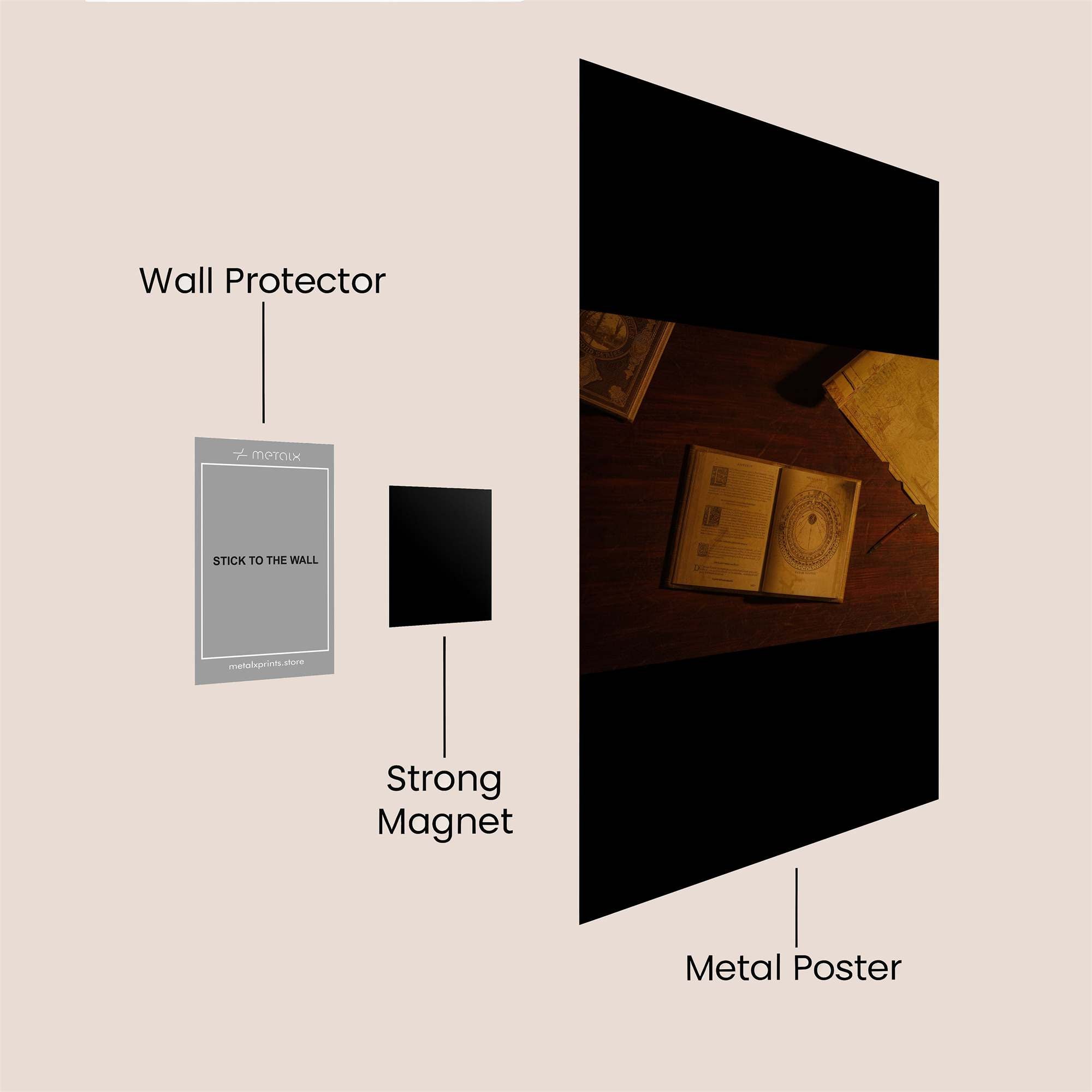 Mystery Unveiled Safe Wall Magnetic / M