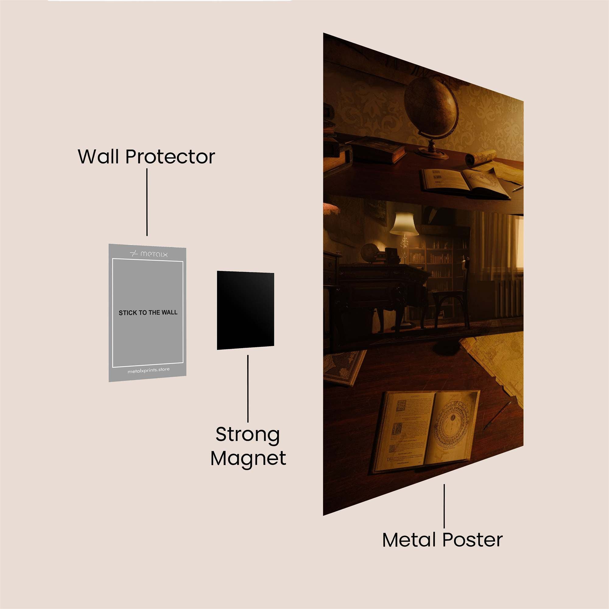 Sherlock Enigma Safe Wall Magnetic / M