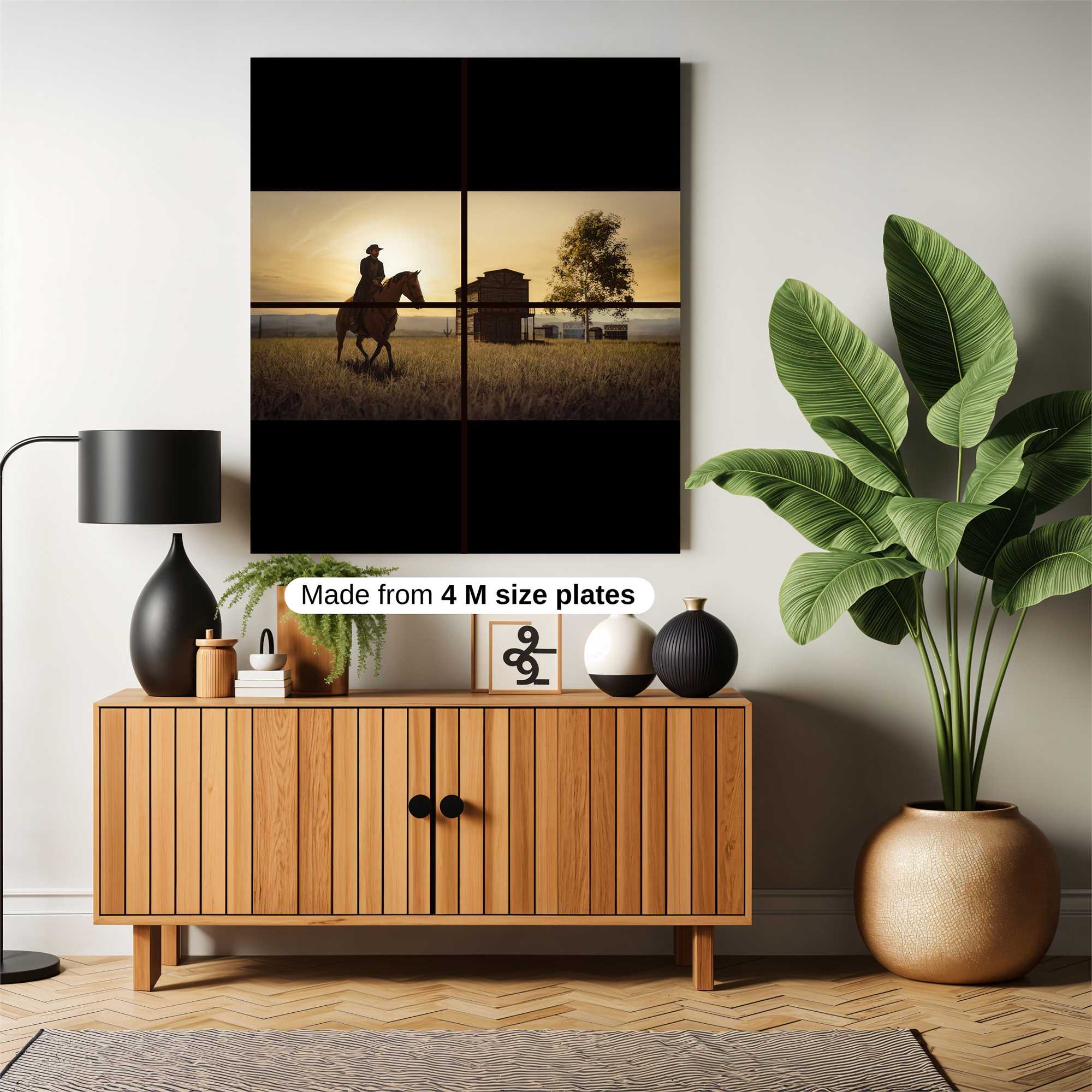 Cowboy Solitude Safe Wall Magnetic / M